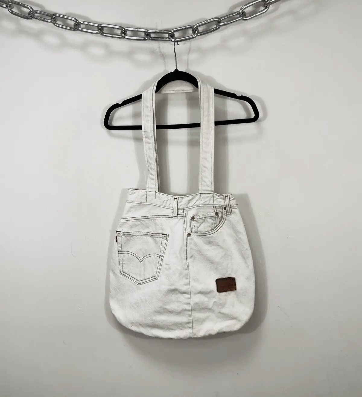 Levi's × Vintage Vintage Levi’s Custom Handmade 1/1 USA Hype Shopper Bag Size ONE SIZE - 1 Thumbnail