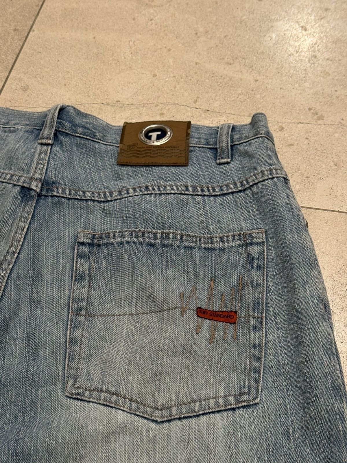 Vintage vintage light wash jeans Size US 36 / EU 52 - 4 Thumbnail