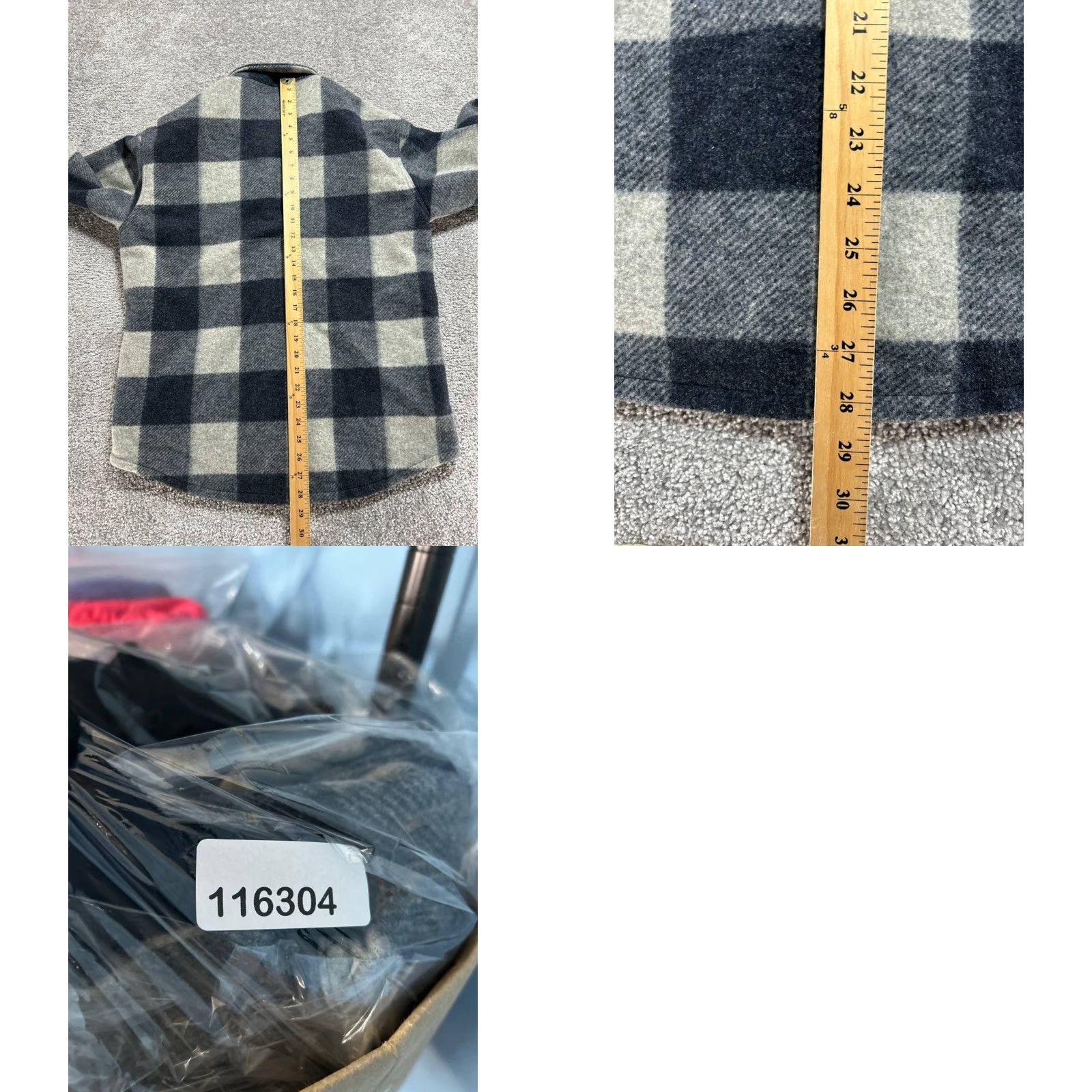Banana Republic Banana Republic Shacket Mens Small Multicolor Plaid Flannel Lined Button Front Size US S / EU 44-46 / 1 - 8 Thumbnail