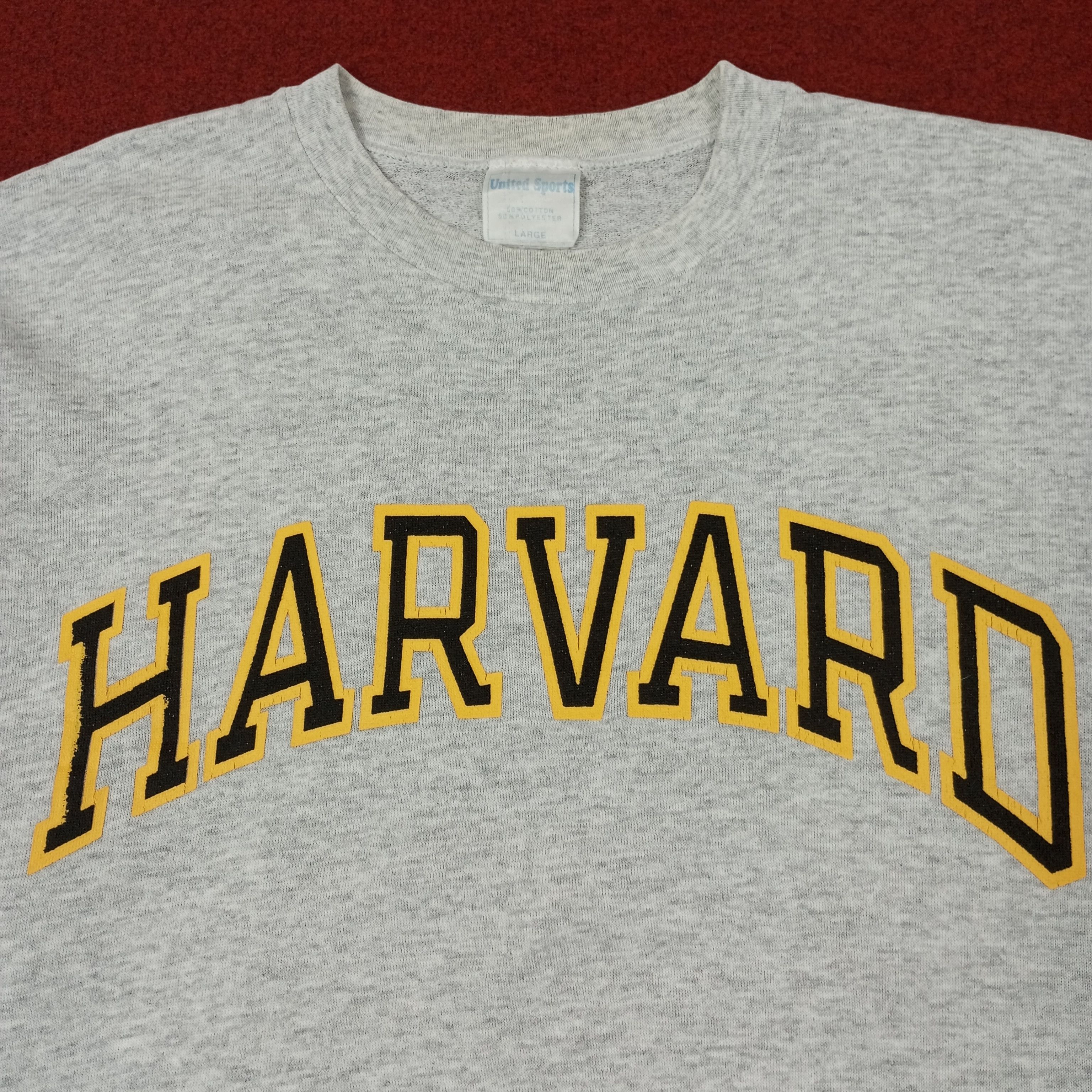 Vintage Harvard Center Design Sweatshirt c253n13 Size US M / EU 48-50 / 2 - 2 Thumbnail