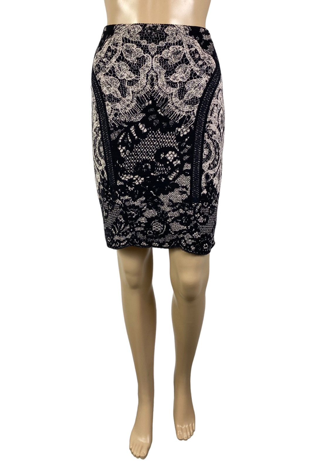 Other Marc Cain Midi Skirt Wool-Cotton Embroidered Mesh size 2 Size 27" / US 4 / IT 40 - 7 Thumbnail