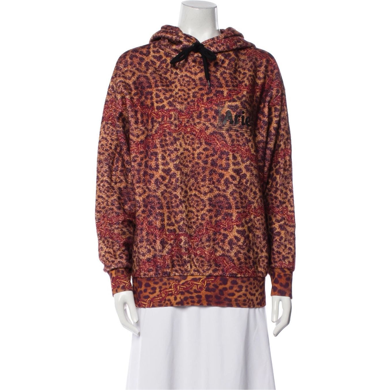Aries Aries Leopard Print Hoodie Sweatshirt Women’s S Size S / US 4 / IT 40 - 1 Thumbnail