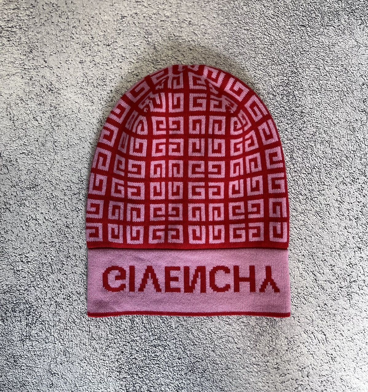 Givenchy Givenchy 4G Logo Beanie Red Wool Cashmere Hat Made in Italy Size ONE SIZE - 3 Thumbnail