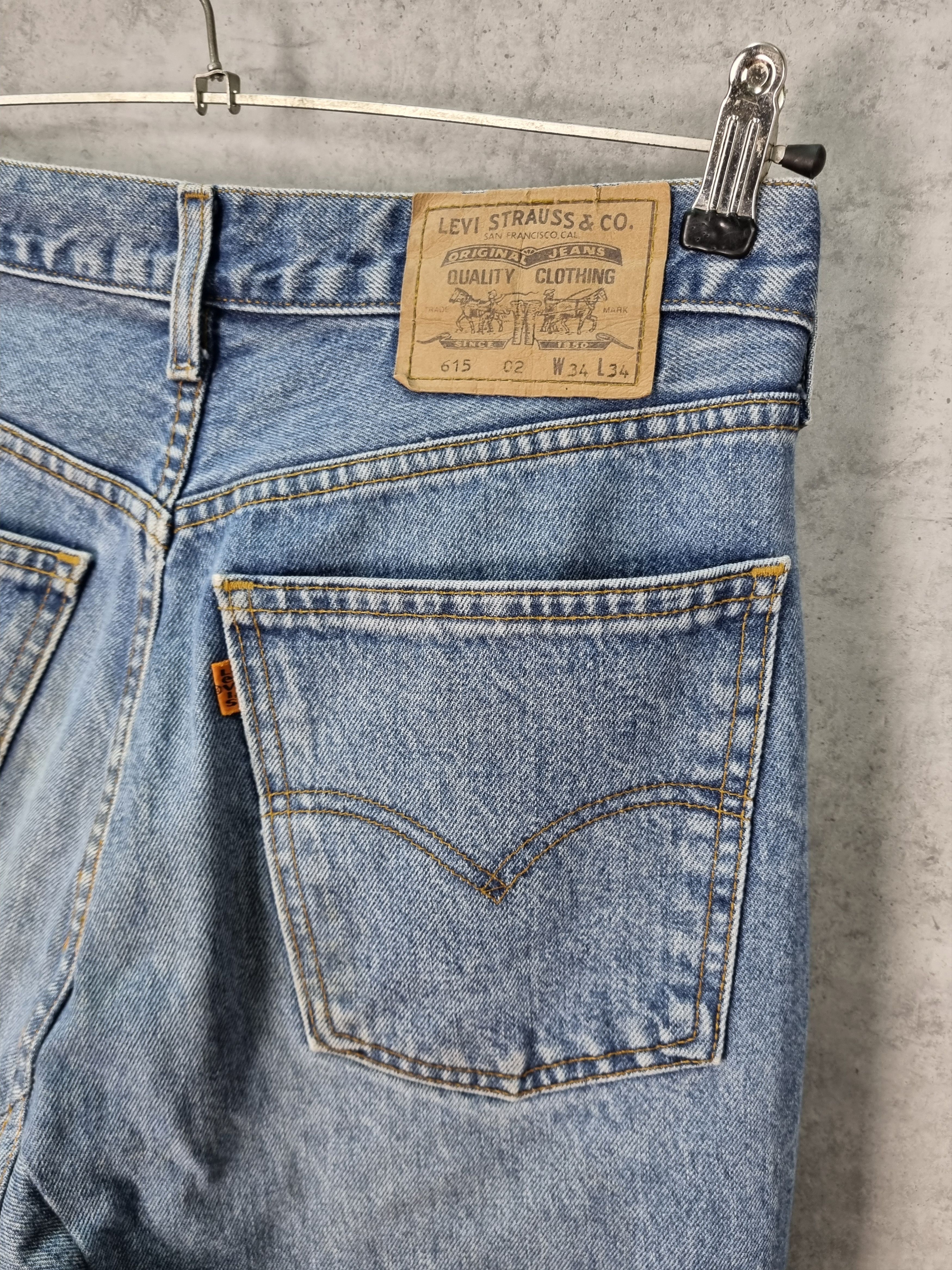 Levi's × Levi's Vintage Clothing 98' Levi's 615 Faded Dirty Vintage Denim Jeans Size US 34 / EU 50 - 13 Thumbnail