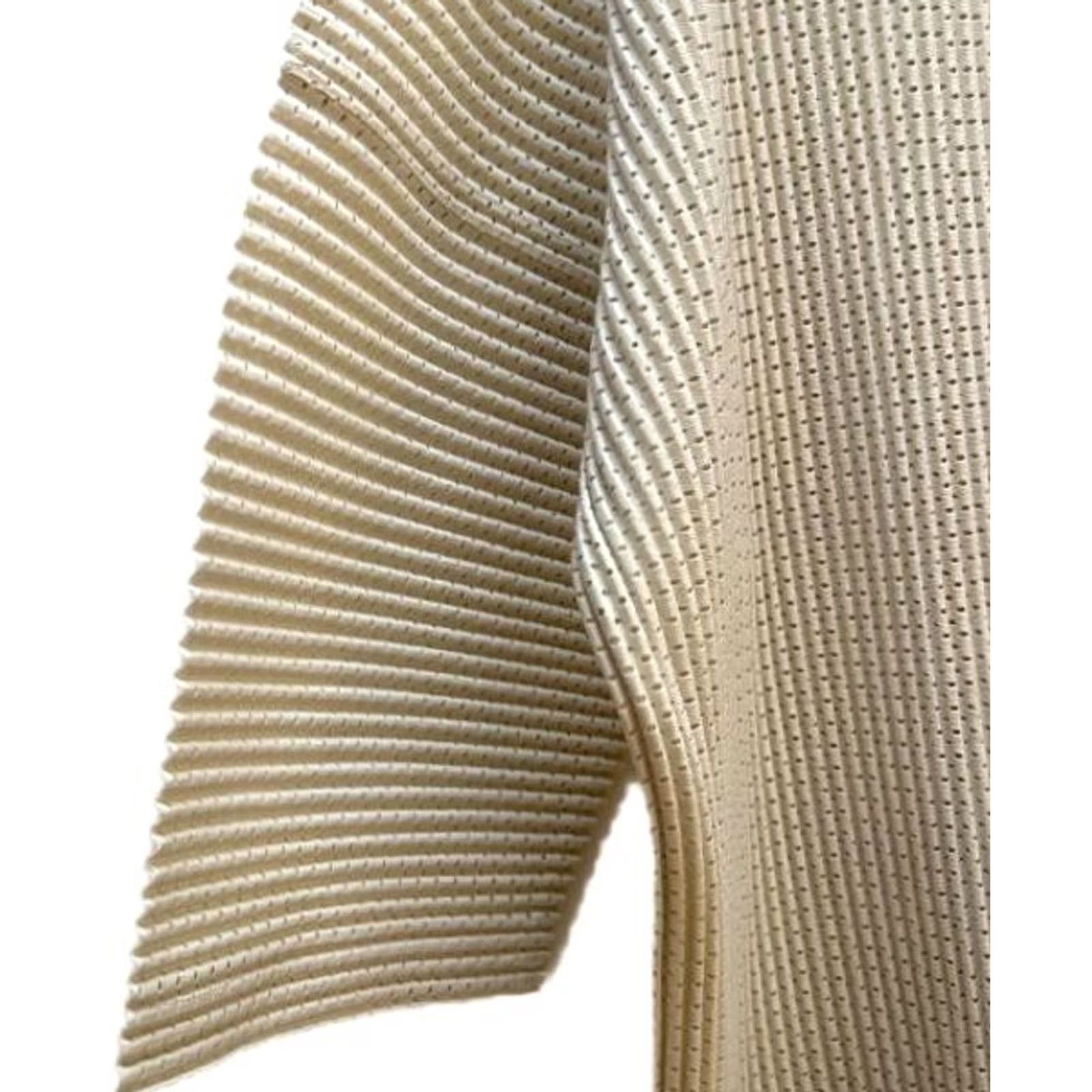 Issey Miyake ISSEY MIYAKE HOMME PLISSE T-SHIRT Long Sleeve Beige M Men Shirt Solid Top Size US M / EU 48-50 / 2 - 4 Thumbnail