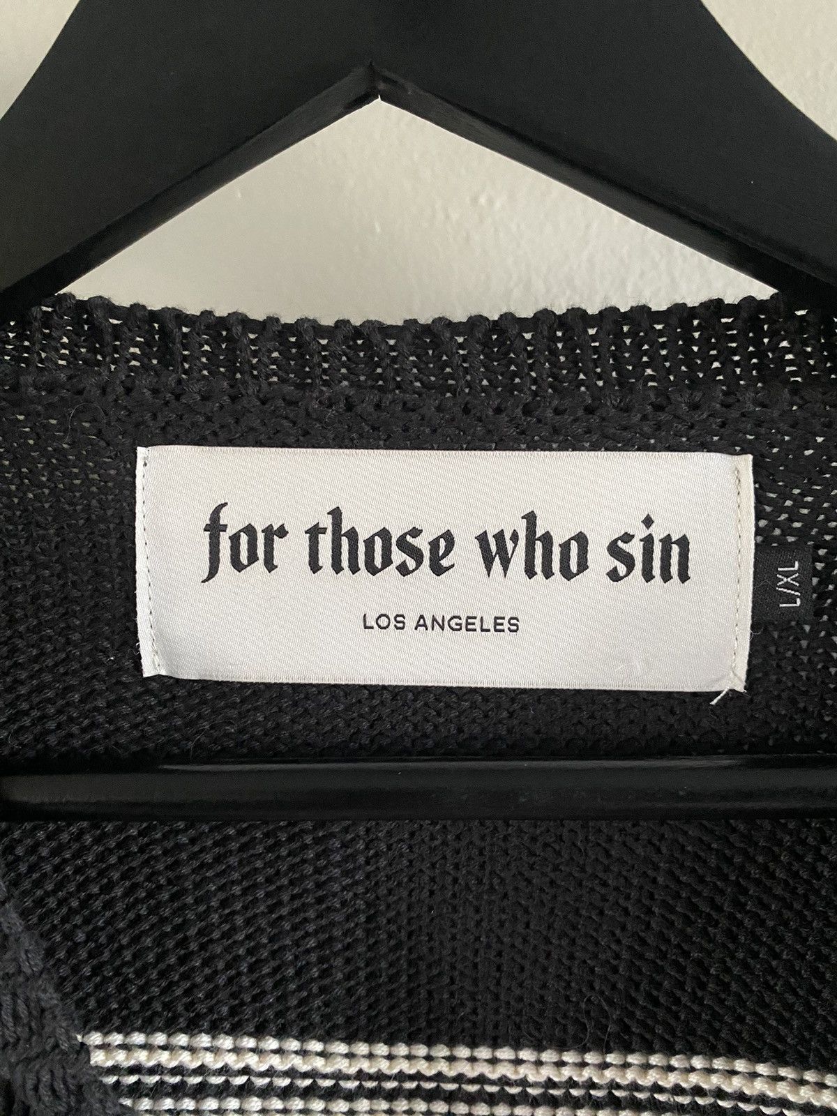 For Those Who Sin For Those Who Sin Varsity Sweater Size US XL / EU 56 / 4 - 5 Thumbnail