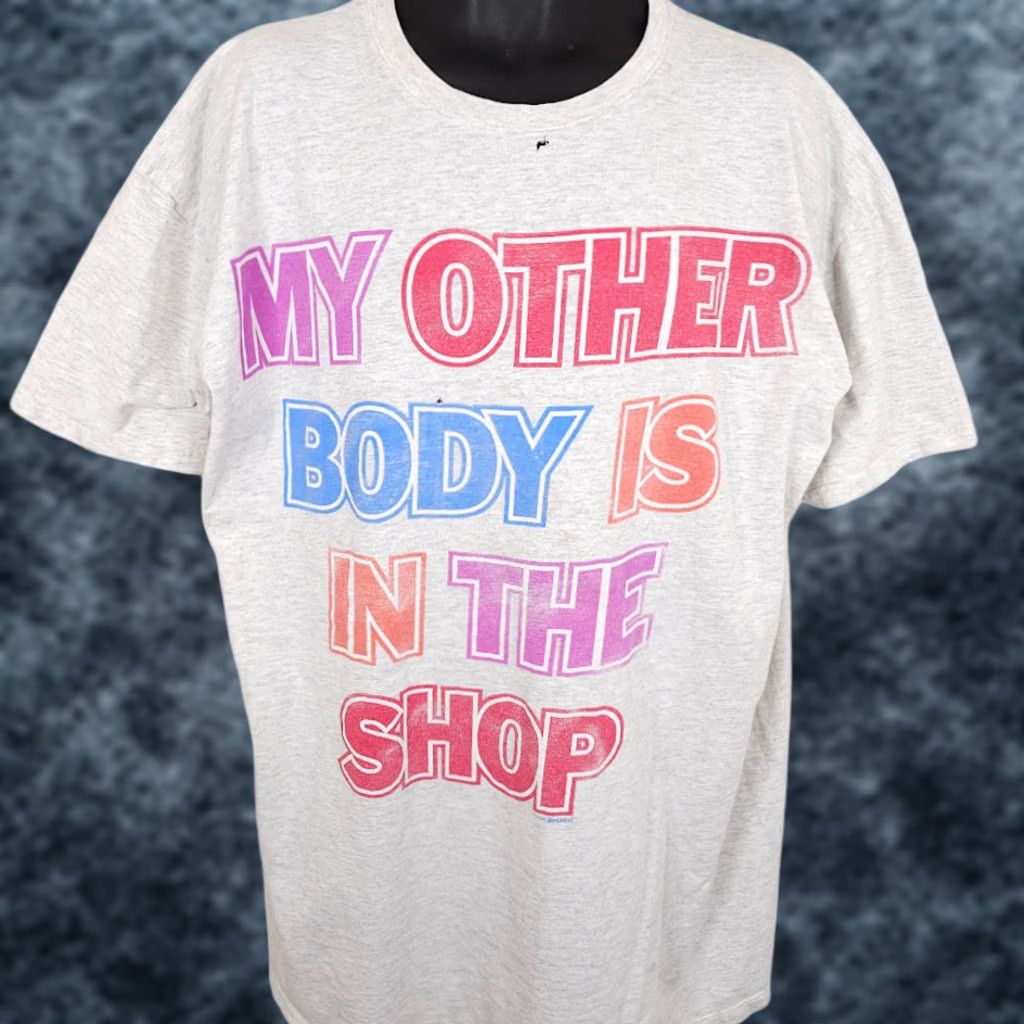 Vintage VINTAGE My Other Body T Shirt Womens 2X Gray 90s Sleep Tee Made In USA Shirt Womens 2X Gray 90s Sleep Tee USA Size XXL / US 16-18 / IT 52-54 - 1 Thumbnail