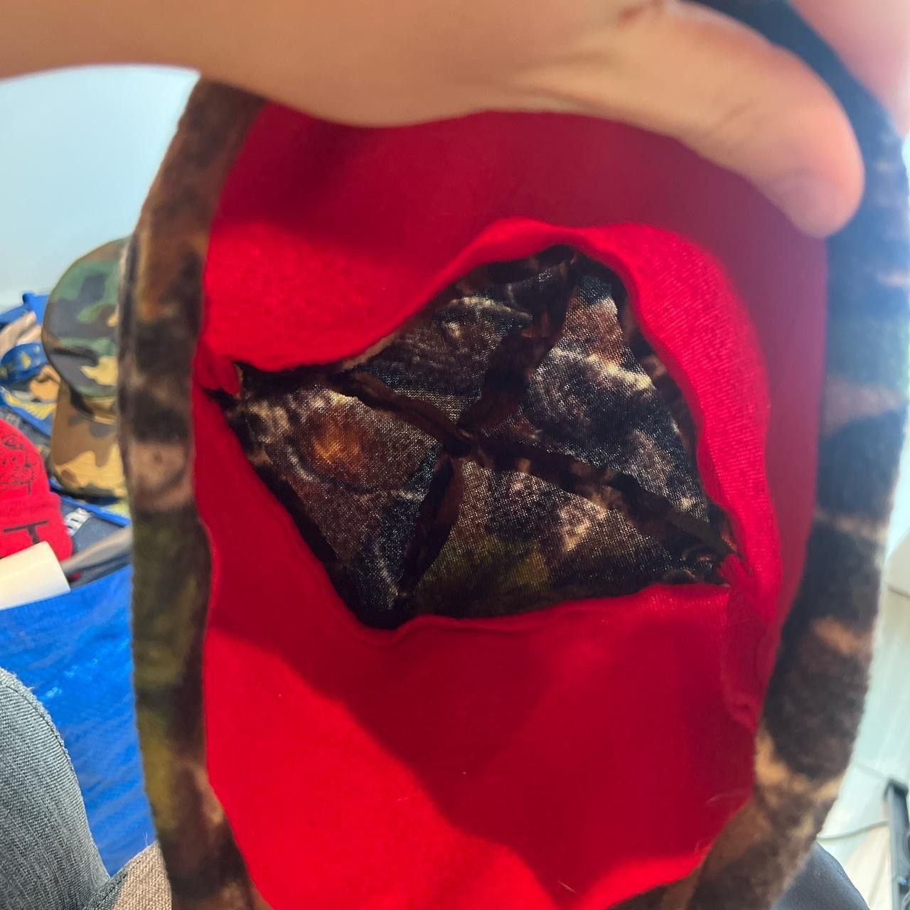 Vintage real tree camo fleece beanie Size ONE SIZE - 3 Thumbnail