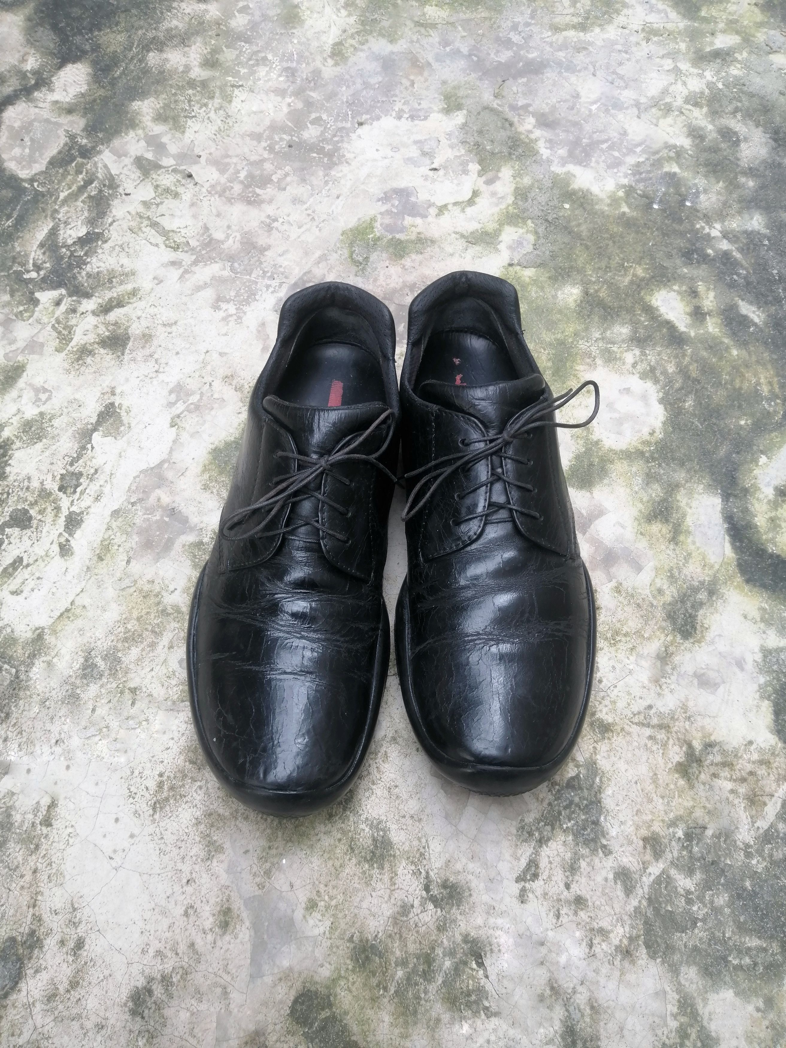 Prada Prada Black Leather Derby Sneakers US 8.5 Made in Italy Size US 8.5 / EU 41-42 - 6 Thumbnail