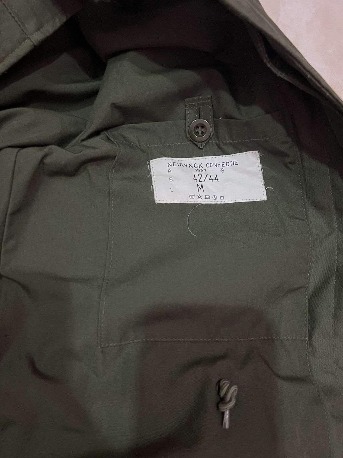 Vintage 🔥 Belgian Army Parka M87 Olive Coat - M Size US M / EU 48-50 / 2 - 11 Thumbnail
