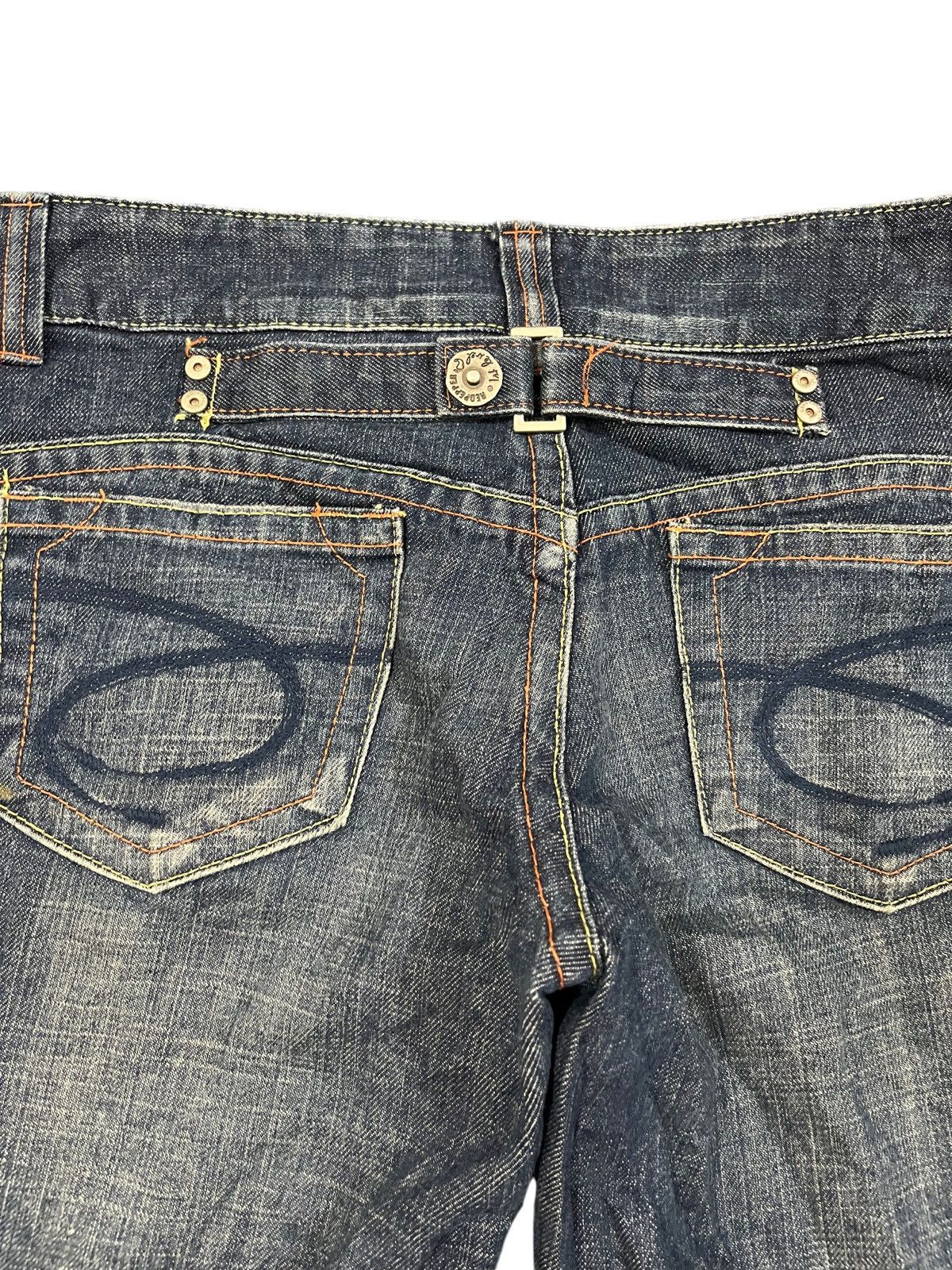 Ed Hardy Vintage Red Pepper Bell Bottom Flare Denim Size US 32 / EU 48 - 9 Thumbnail