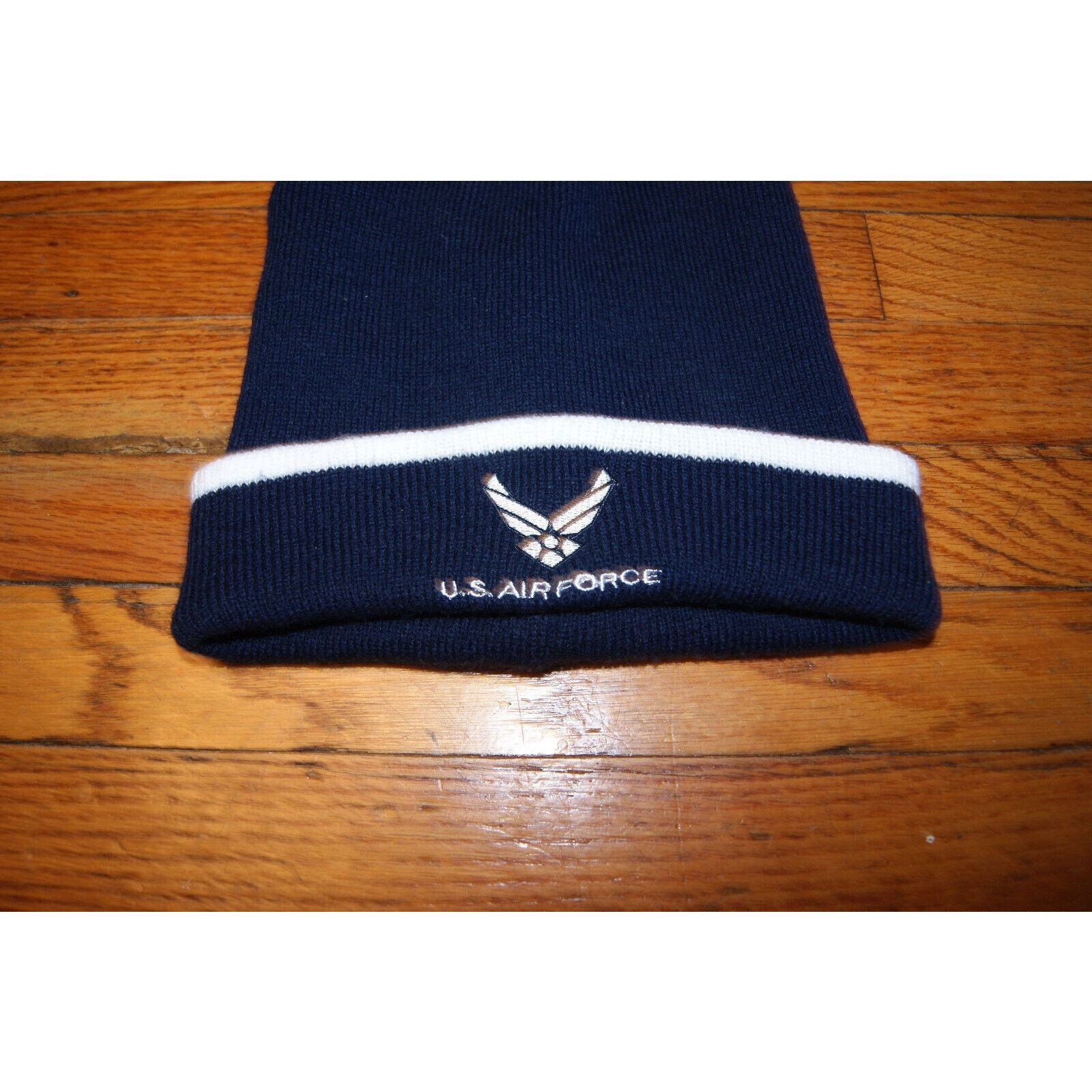 Other US Air Force USAF Beanie Ski Winter Cuff Hat Cap OSFA USA Size ONE SIZE - 2 Thumbnail