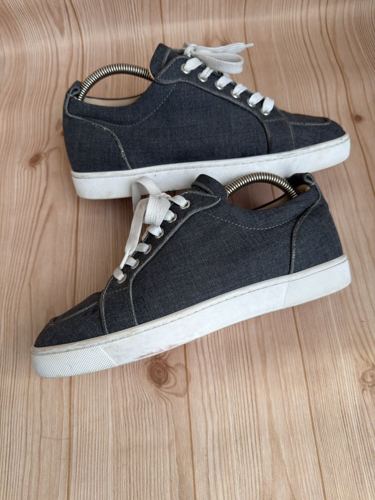 Christian Louboutin Orlato denim trainers Size US 7 / EU 40 - 3 Thumbnail