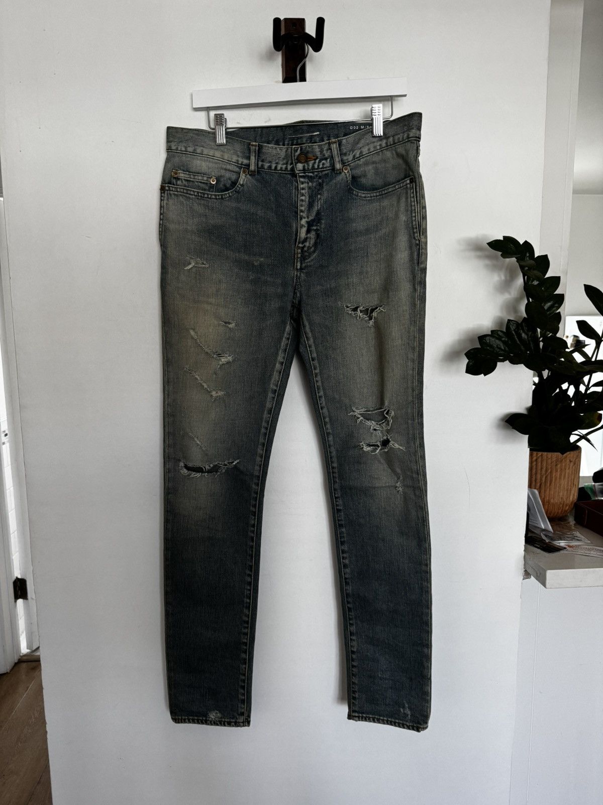 Saint Laurent Paris Crash denim Size US 32 / EU 48 - 1 Thumbnail