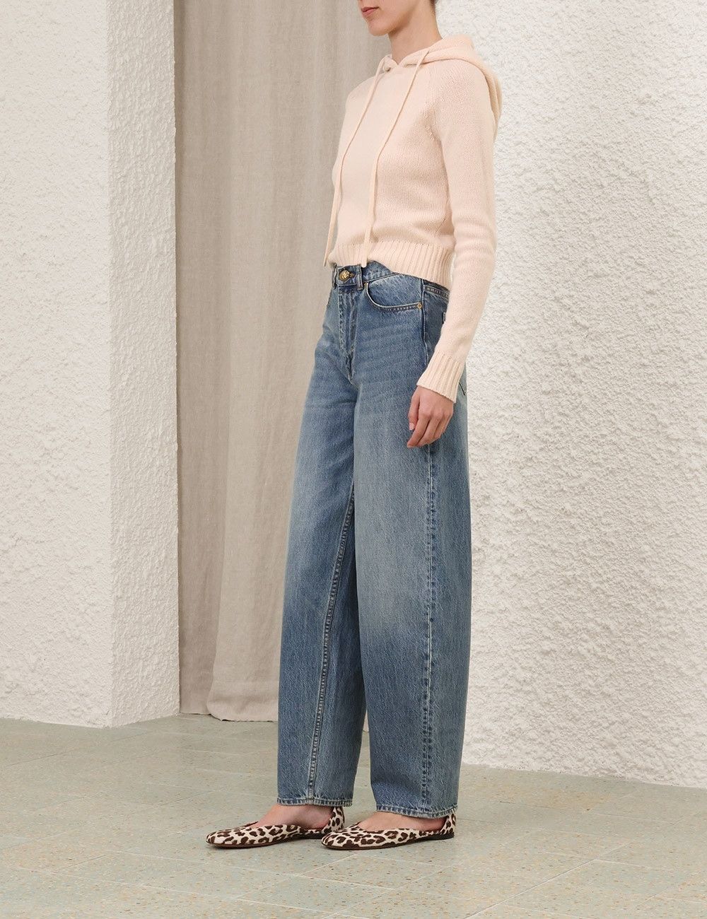 Zimmermann oc11z0825 Hooded Sweater in Macadamia Size S / US 4 / IT 40 - 3 Thumbnail