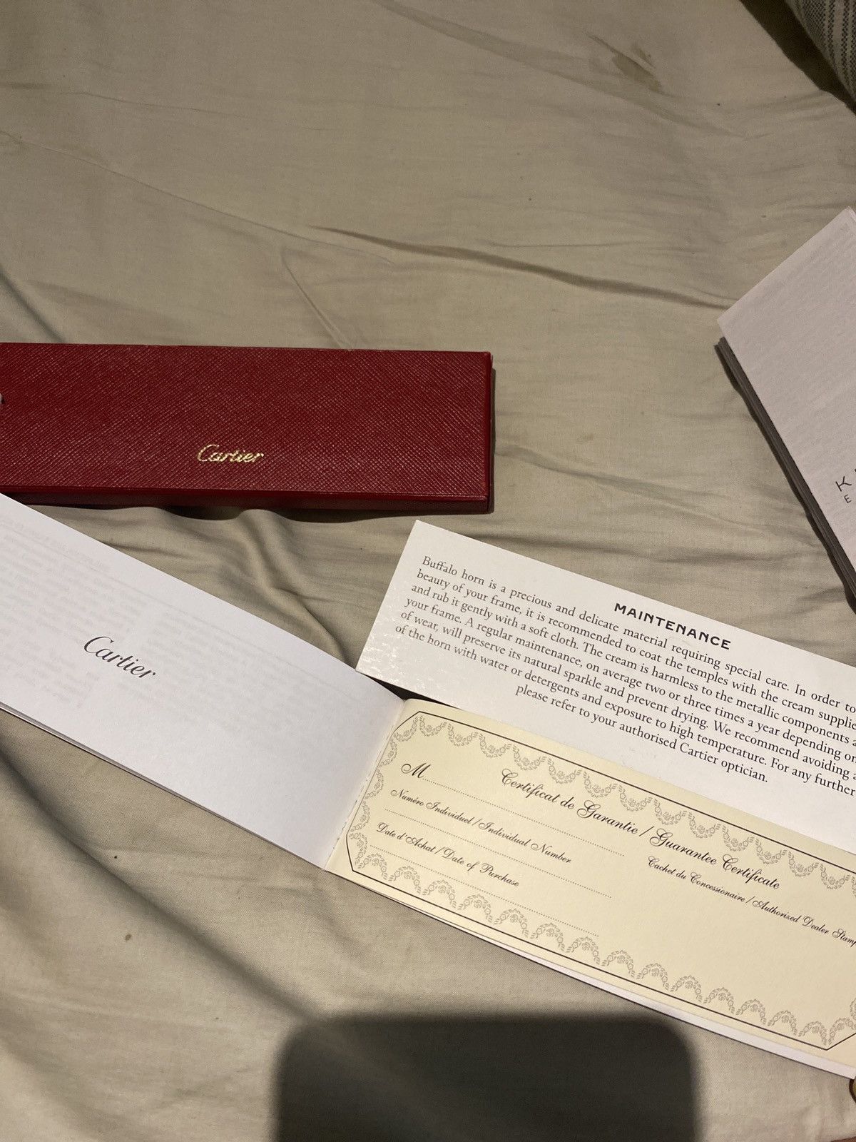 Cartier Cartier white Buffalo Size ONE SIZE - 8 Thumbnail