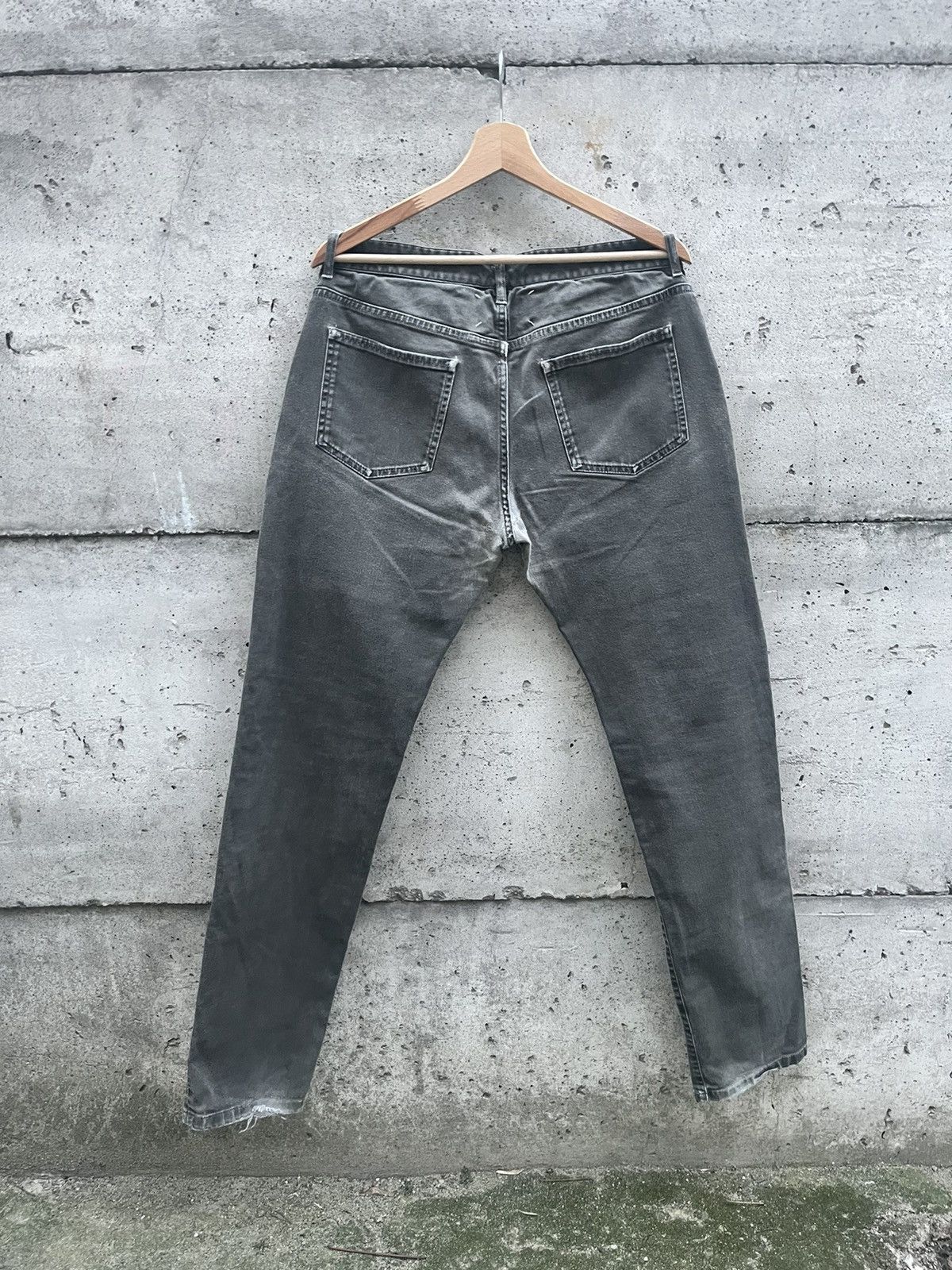 Maison Margiela Maison Martin Margiela F/W 15 Khaki Denim Jeans Tapered fit Size US 32 / EU 48 - 3 Thumbnail