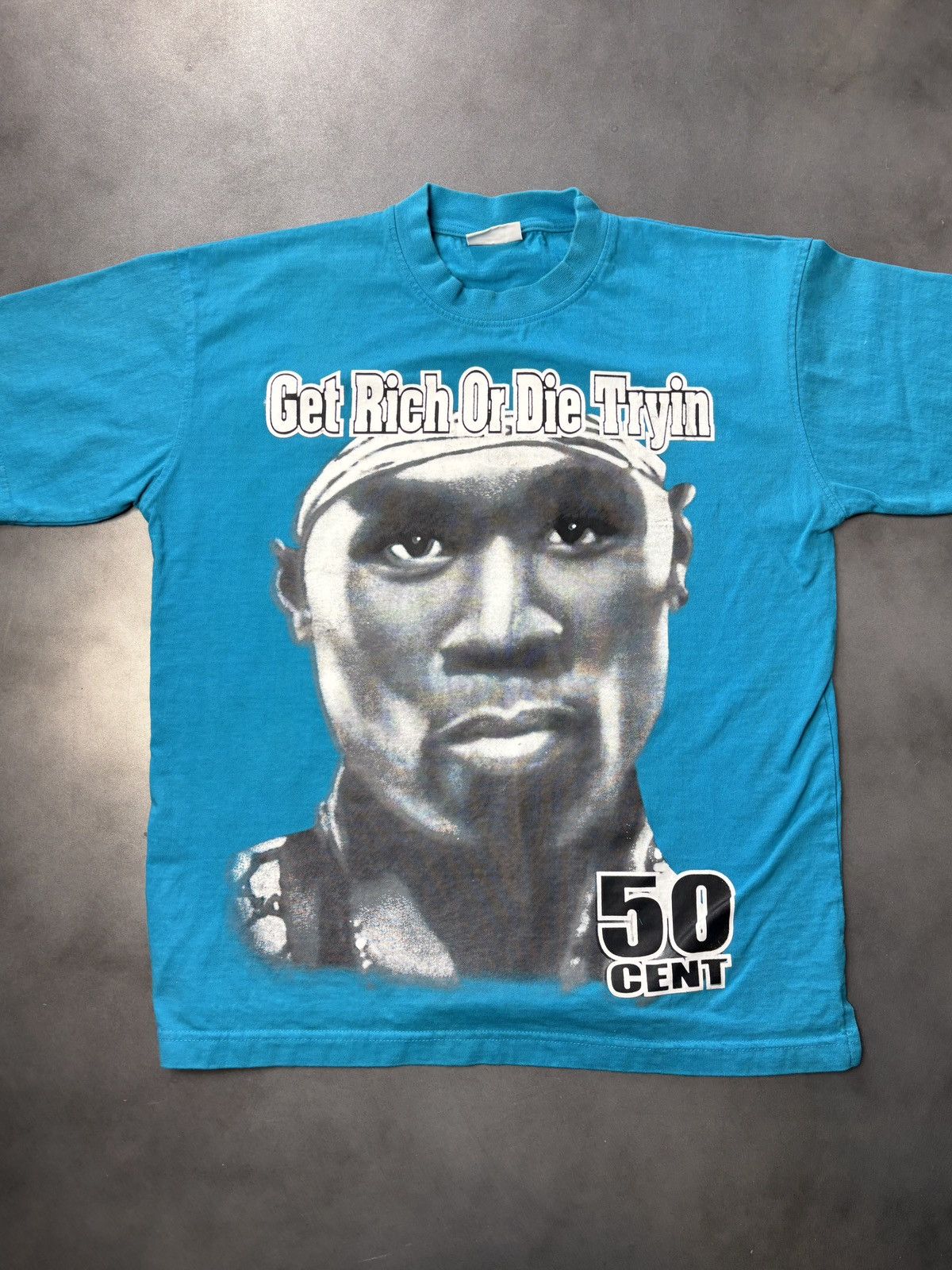 Rap Tees Vintage Bootleg 50 Cent Parking Lot Tee Shirt 1990s Y2K Rap Size US S / EU 44-46 / 1 - 3 Thumbnail