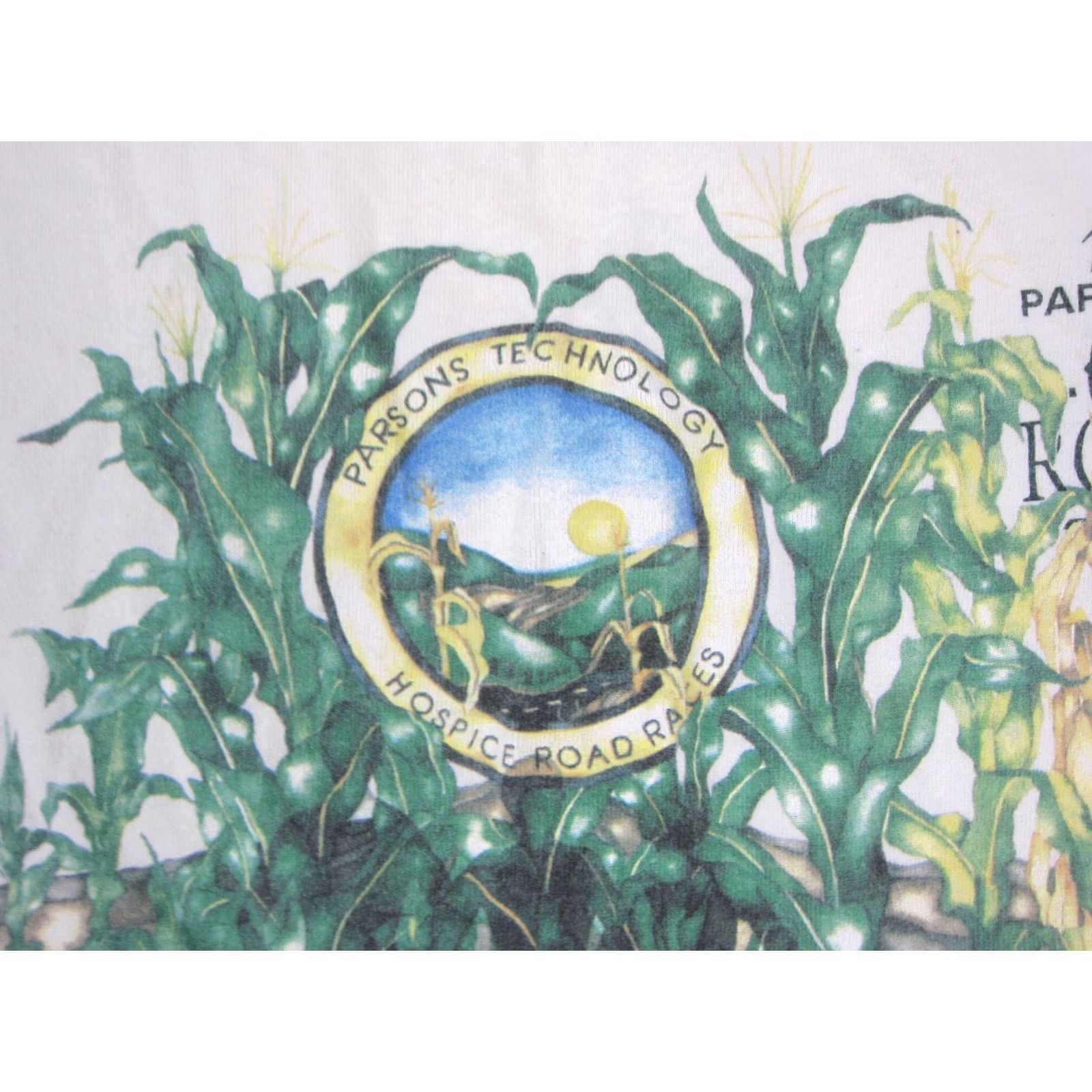Fruit Of The Loom Vintage Marathon Shirt Mens Extra Large White Iowa Corn Single Stitch USA Made Size US XL / EU 56 / 4 - 3 Thumbnail