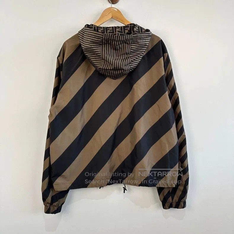 Fendi Fendi FF Print Reversible Windbreaker. Size US XL / EU 56 / 4 - 5 Thumbnail
