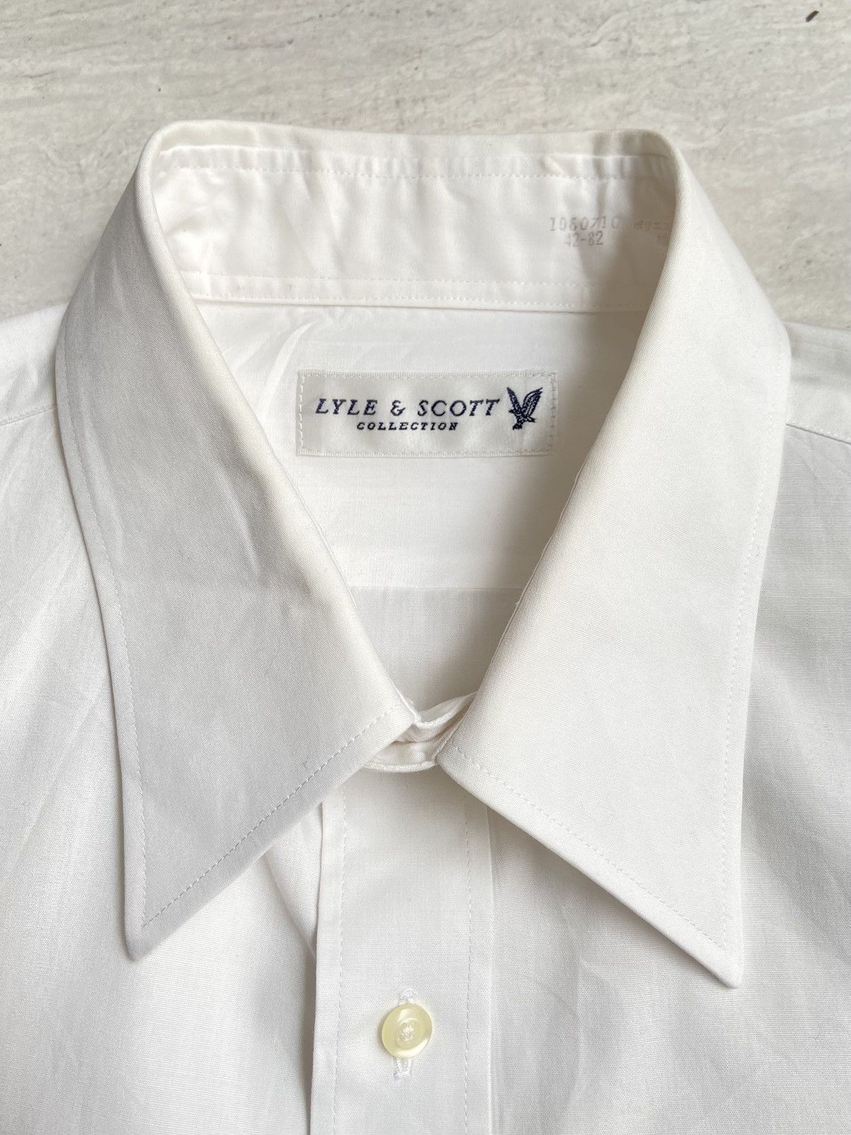 Designer × Lyle & Scott LYLE & SCOTT Collection White Shirt Size US L / EU 52-54 / 3 - 5 Thumbnail