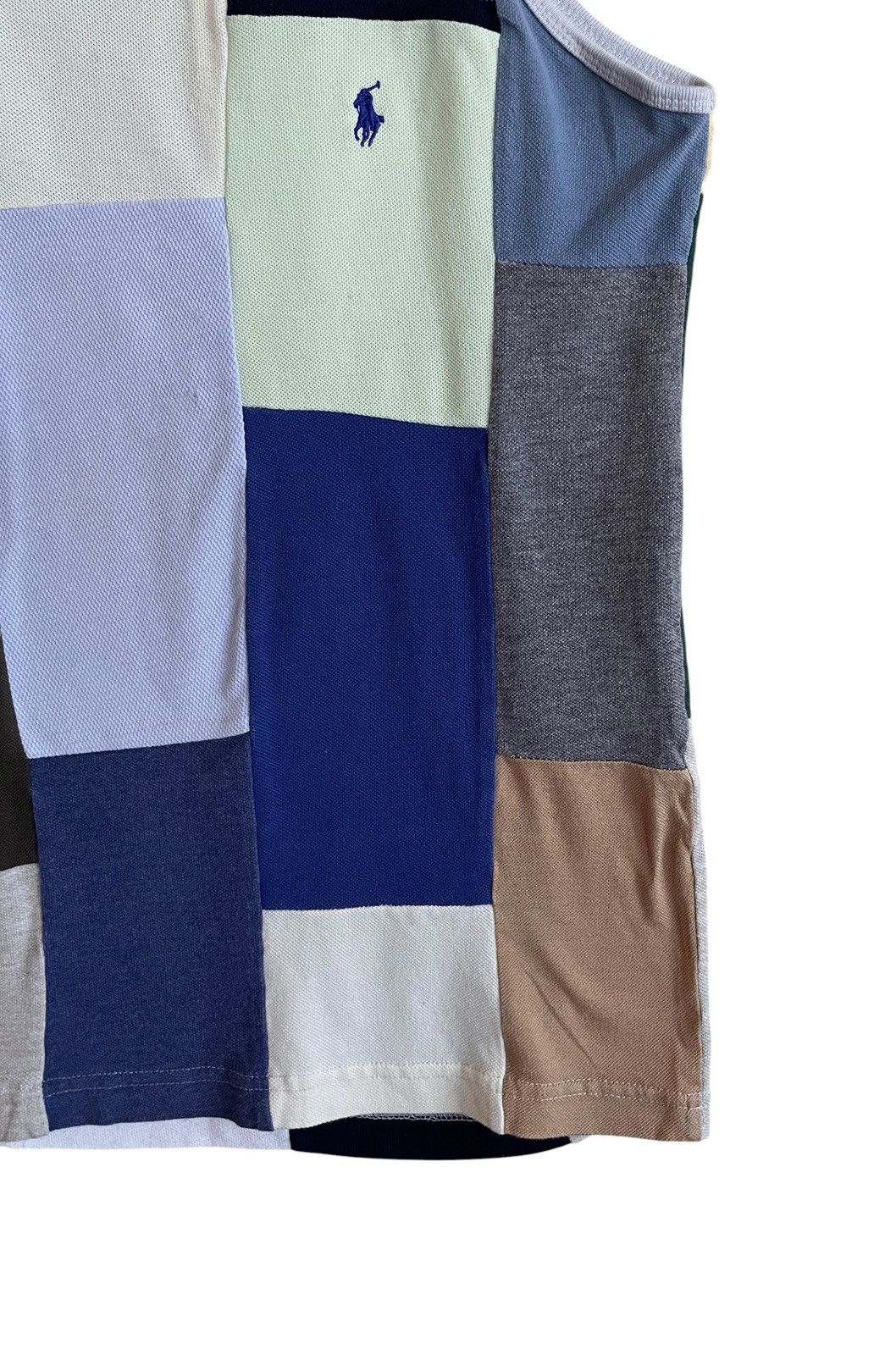 Polo Ralph Lauren Vintage Brand Polo Ralph Lauren Patchwork Sleeveless 1990s Size US M / EU 48-50 / 2 - 5 Thumbnail