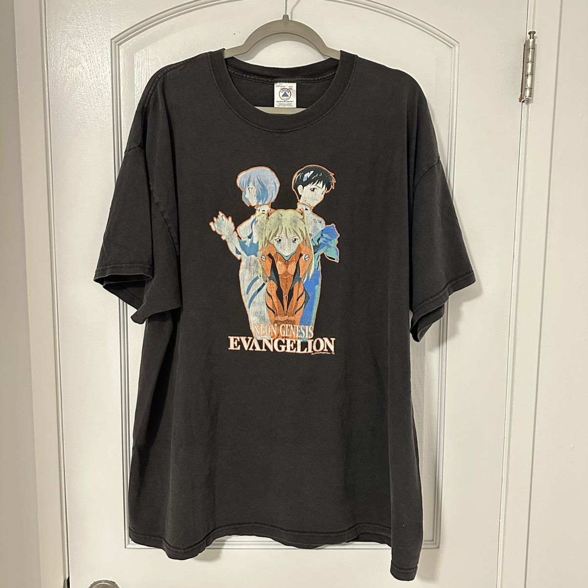 Vintage Vintage 1990s Neon Genesis Evangelion Anime Promo Shirt Size US XXL / EU 58 / 5 - 1 Thumbnail