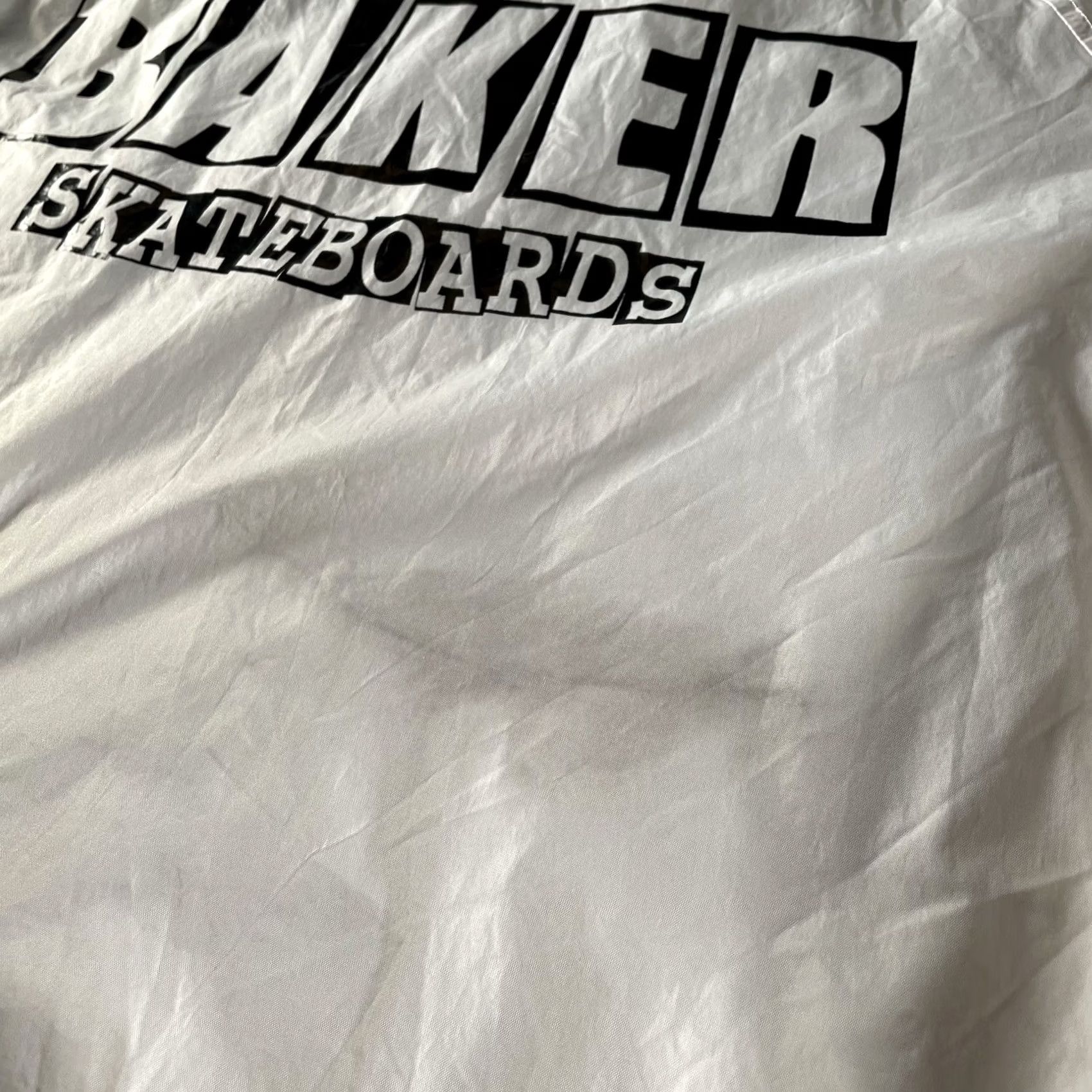 Vintage VINTAGE Baker Skateboards Jacket Mens S White Windbreaker 90s Pockets All Seasons RARE Size US S / EU 44-46 / 1 - 2 Thumbnail