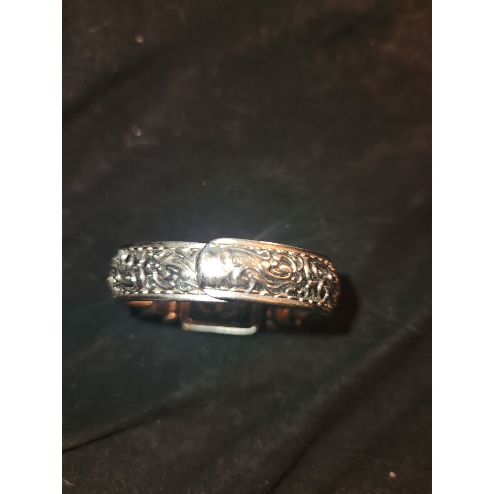 Lafayette 148 Lafayette Japan silver Cuff Vtg Retro Stainless new battery Size ONE SIZE - 8 Thumbnail