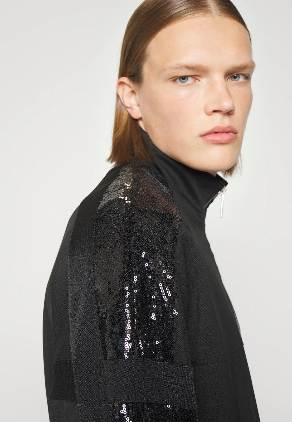 Other !DS! SS22 Koche Sequin Embroidered Logo Black Bomber Jacket Size US L / EU 52-54 / 3 - 6 Thumbnail