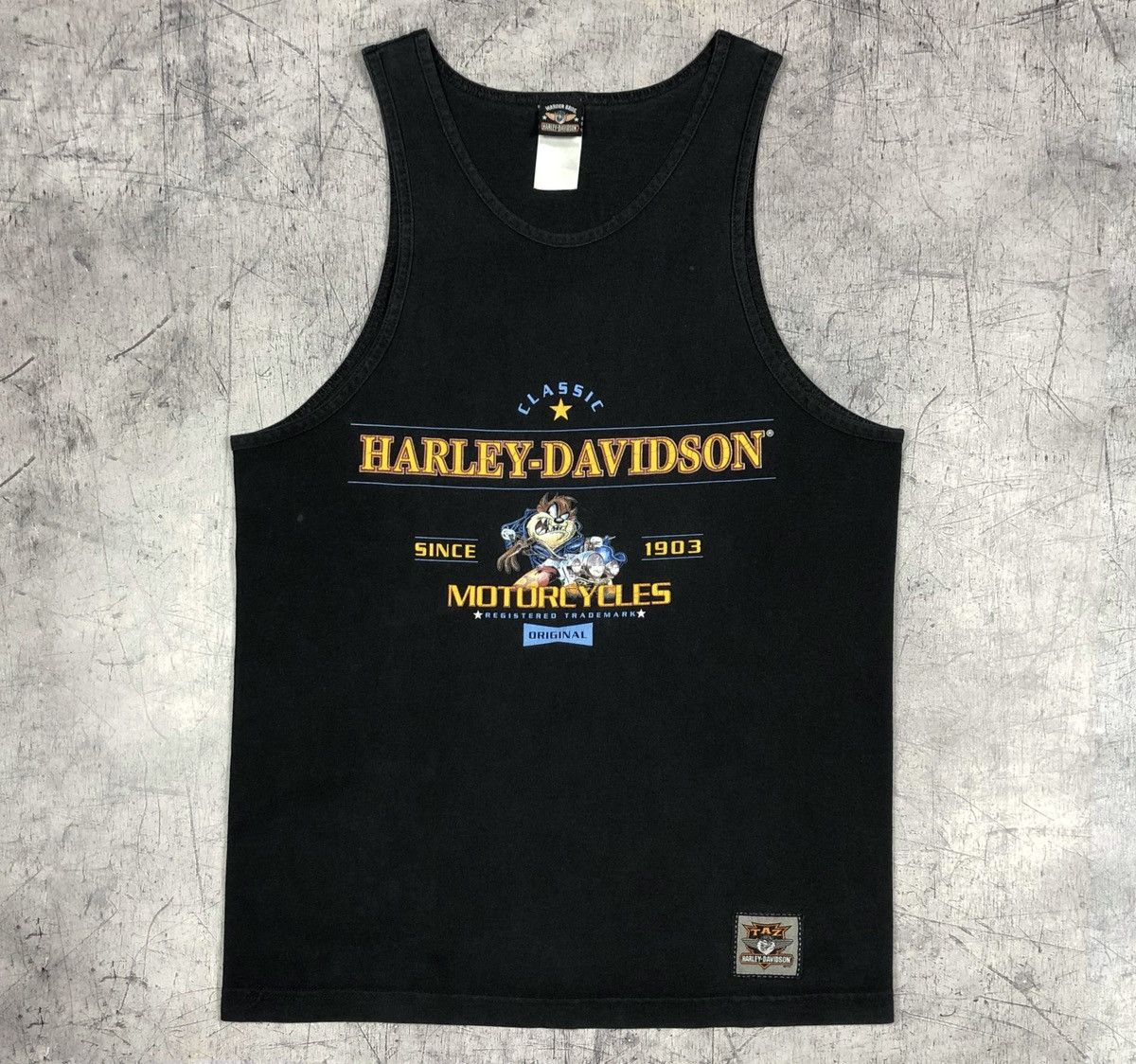 Harley Davidson 2000 Harley Davidson Warner Bros Taz Tank Top Size US M / EU 48-50 / 2 - 1 Thumbnail