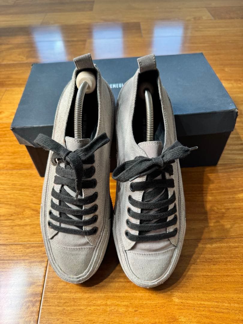 Ann Demeulemeester ANN DEMEULEMEESTER Low Top Sneakers Gray 41 Size US 8 / EU 41 - 3 Thumbnail