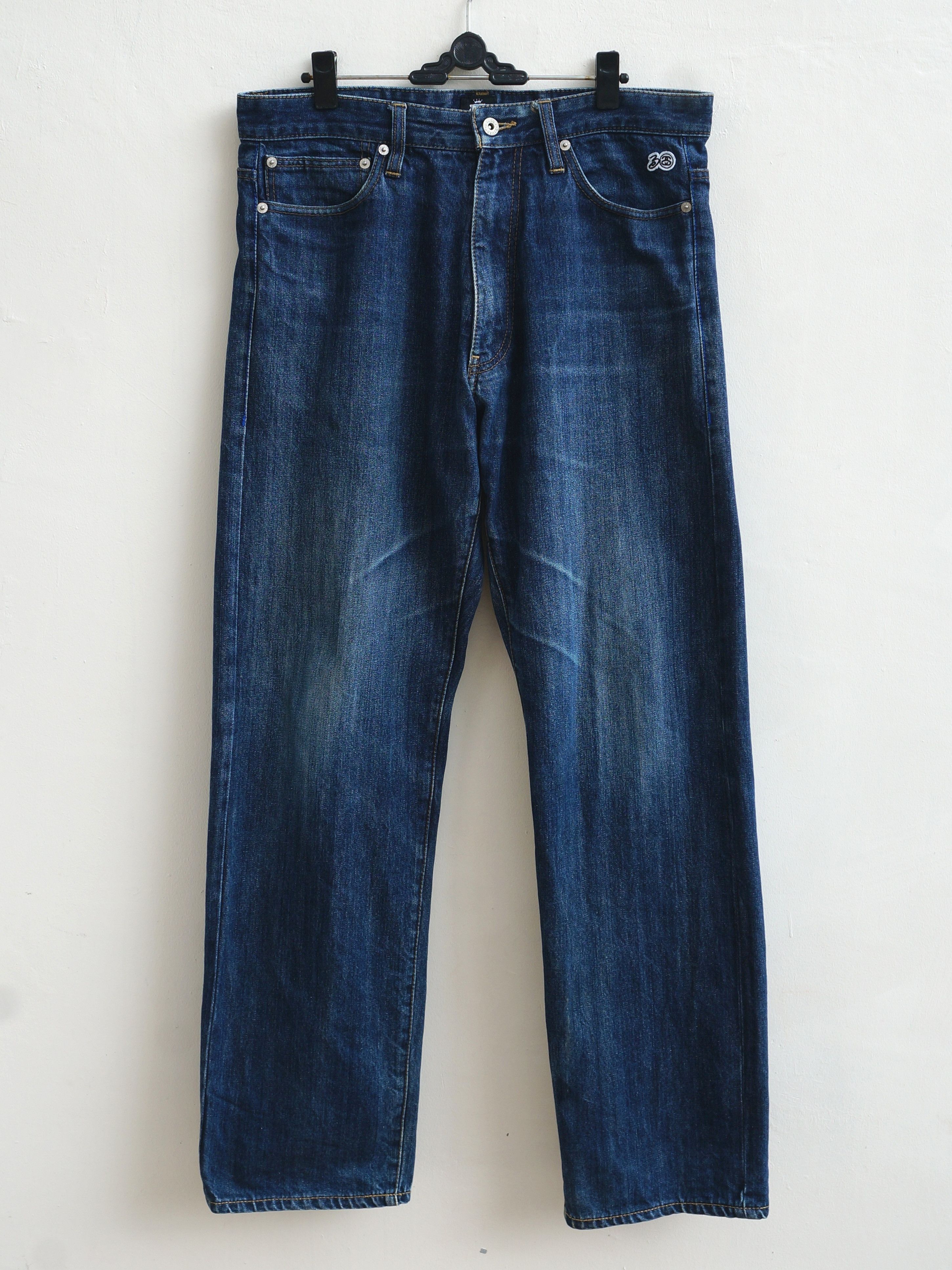 image of Stussy 30Th Anniversary Denim in Indigo, Men's (Size 32)