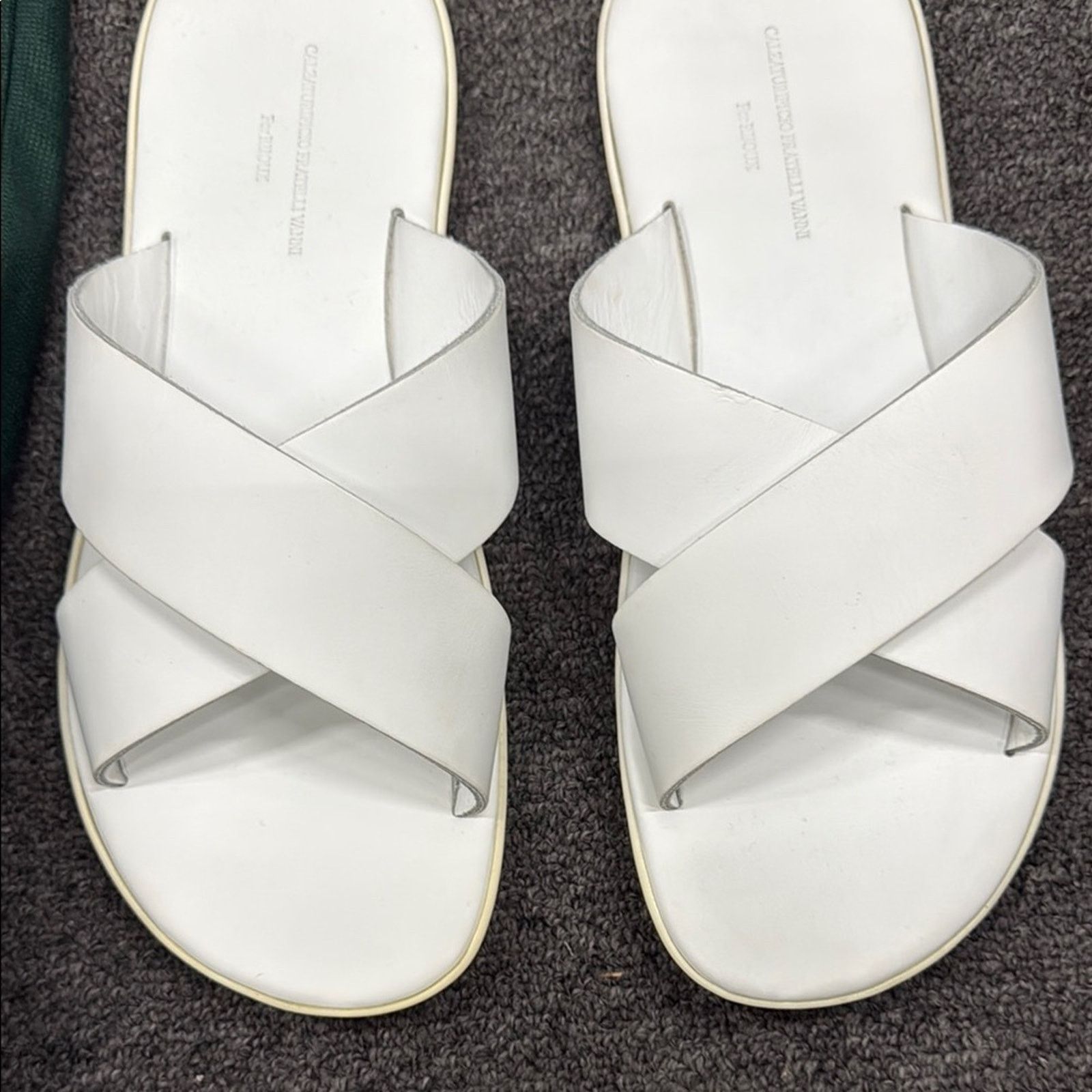 Other NWT Fratelli vanni for rijoux white leather sandals 9 EU 42 Size US 9 / IT 39 - 2 Thumbnail