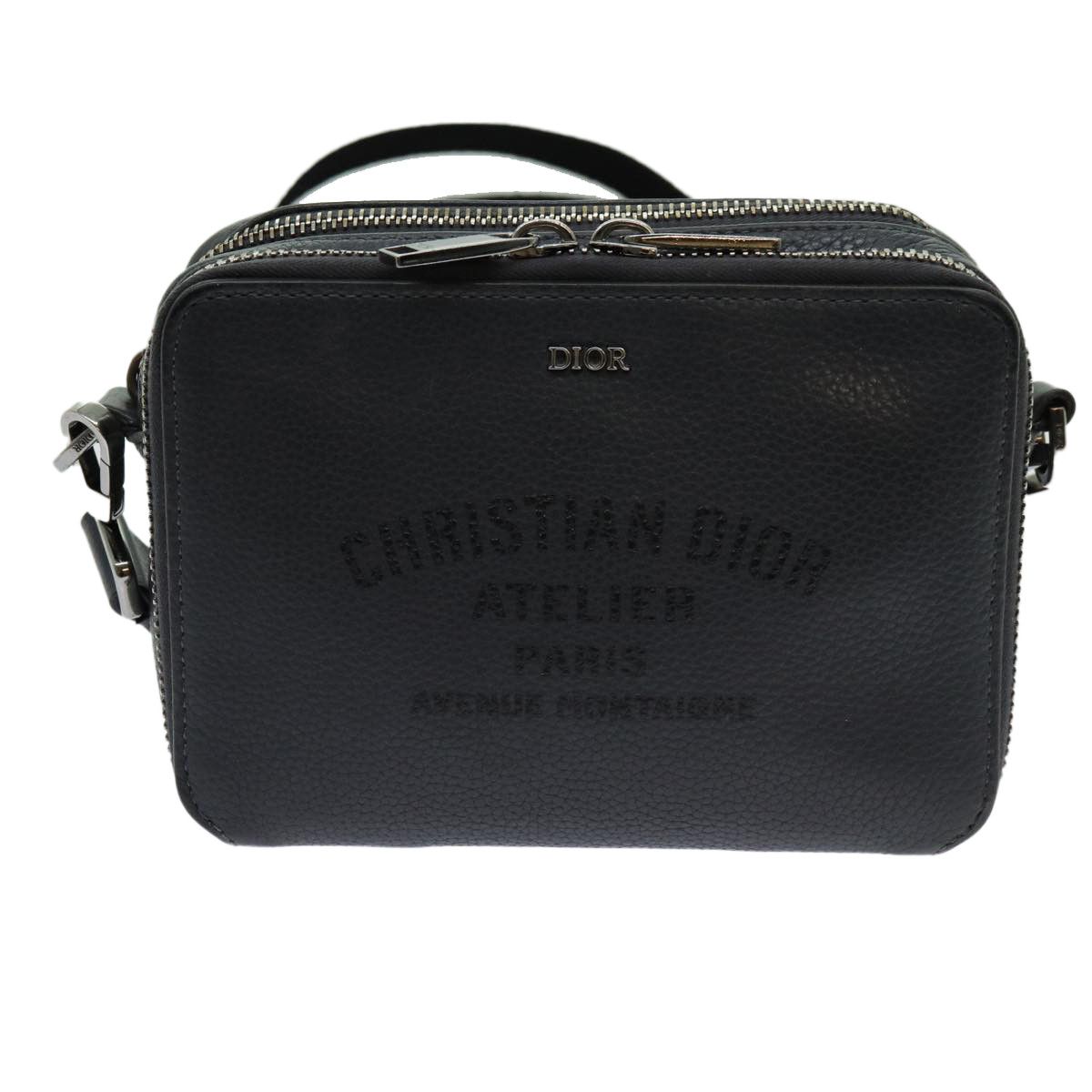 Dior Grey Leather Shoulder Bag (Pre-Owned) Size ONE SIZE - 1 Thumbnail