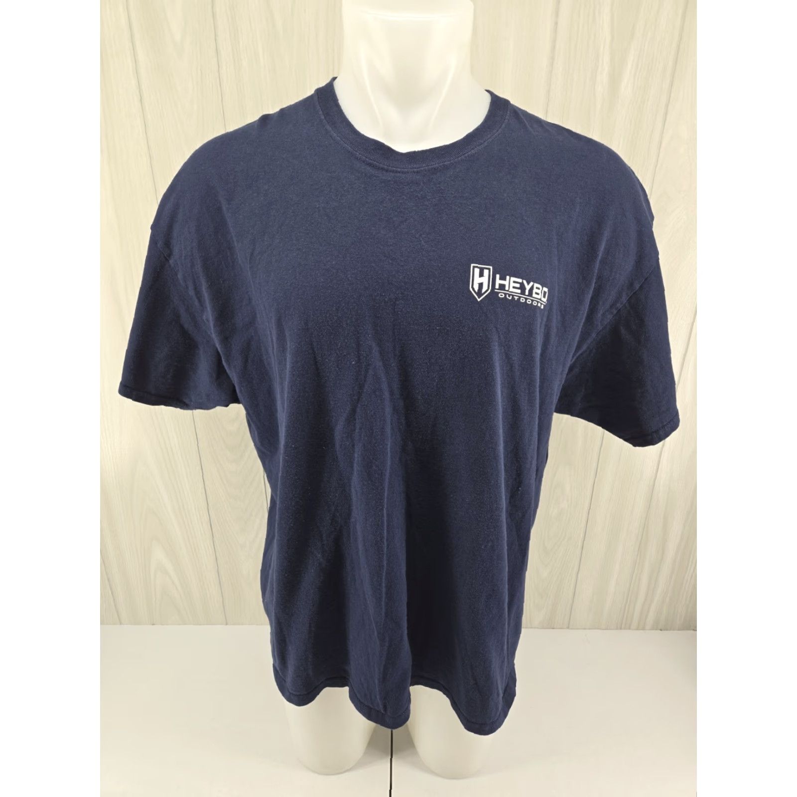 Stampd Heybo Outdoors Navy Blue Dog Duck Stamp Graphic Short Sleeve T Shirt Mens 2XL Size US XXL / EU 58 / 5 - 3 Thumbnail