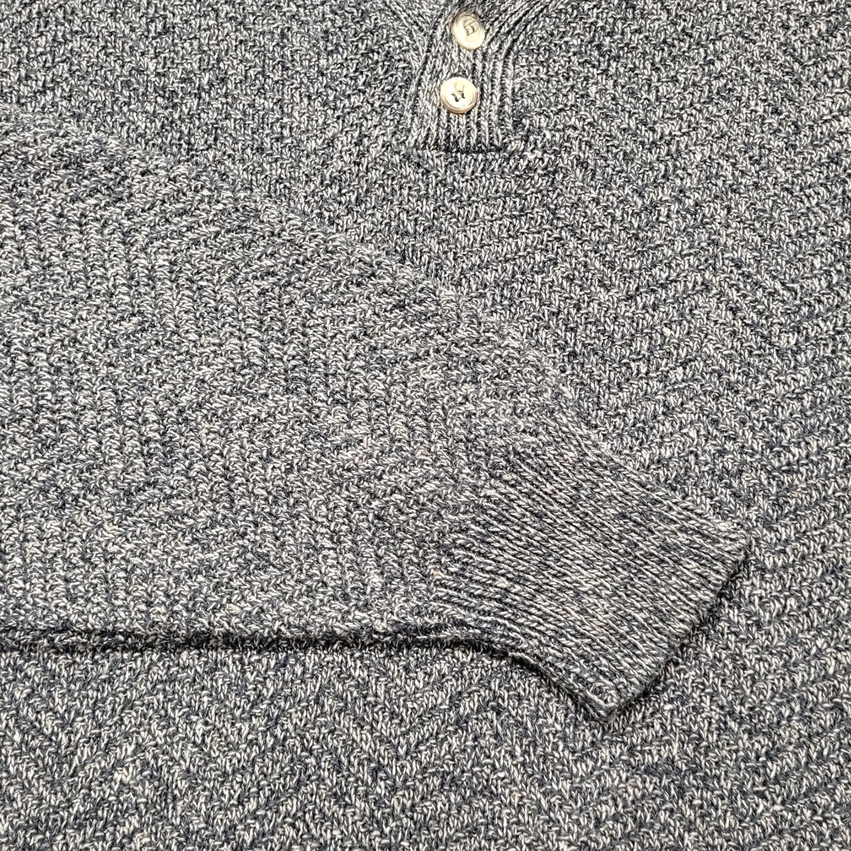 Vintage VINTAGE Himalaya Outfitters Henley Sweater Men's 2XL Tall Made In USA Gray Black & Gray Sportswear/Beach Shirt Mens 1990s Size US XXL / EU 58 / 5 - 5 Thumbnail