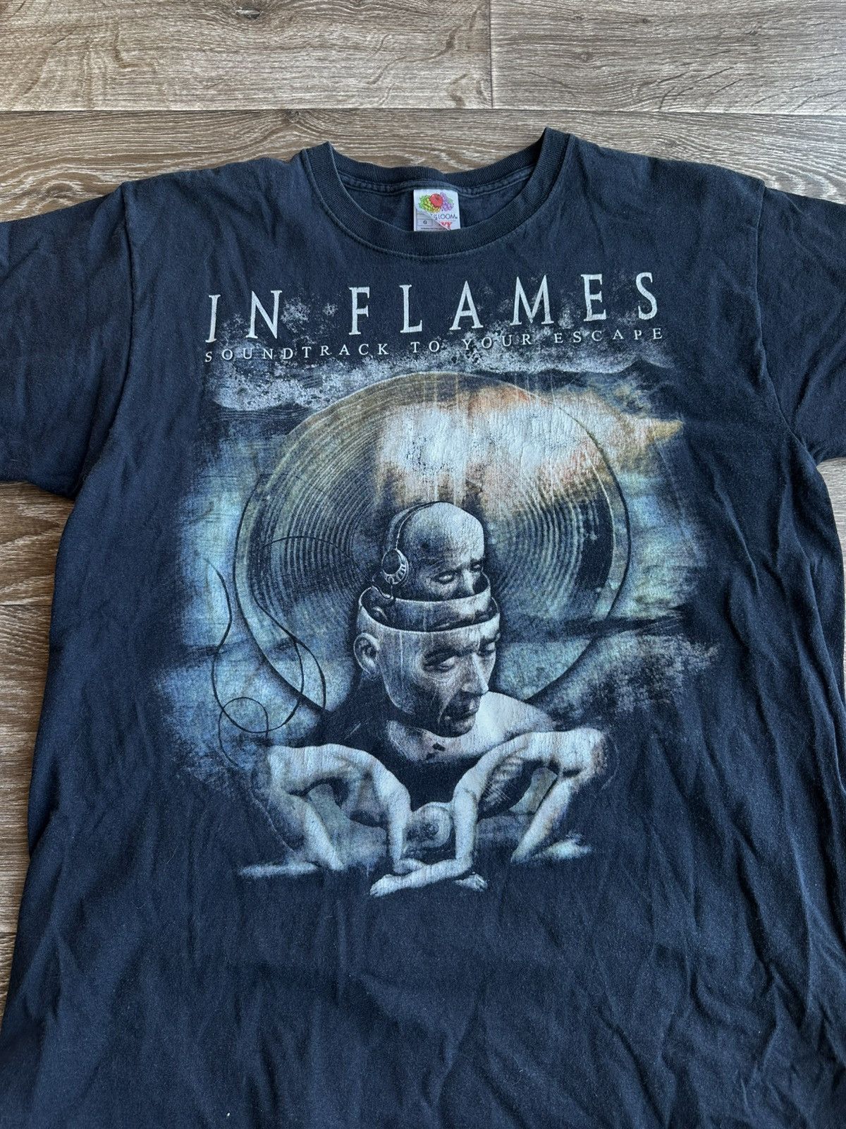 Band Tees 🔥 2004 In Flames Soundtrack To Your Escape Metal T Shirt Size US L / EU 52-54 / 3 - 3 Thumbnail