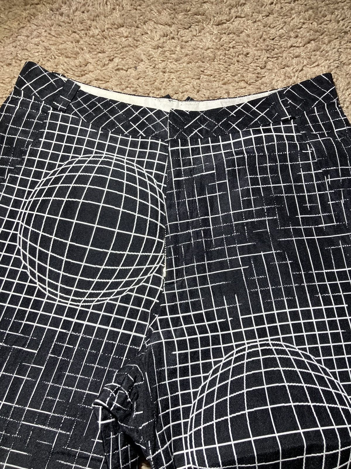 20471120 SS96 20471120 Cyber Globe Hyoma Anime Suit Pants 90s 1996 Size US 28 / EU 44 - 3 Thumbnail