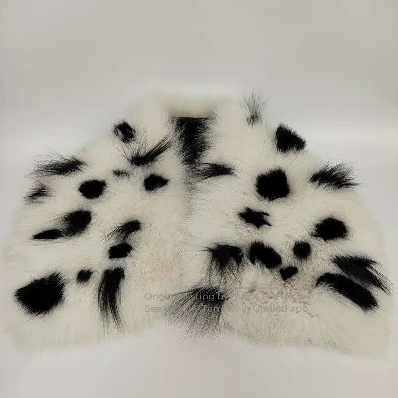 Other Fendi Fur Shawl, Black and White Size ONE SIZE - 8 Thumbnail