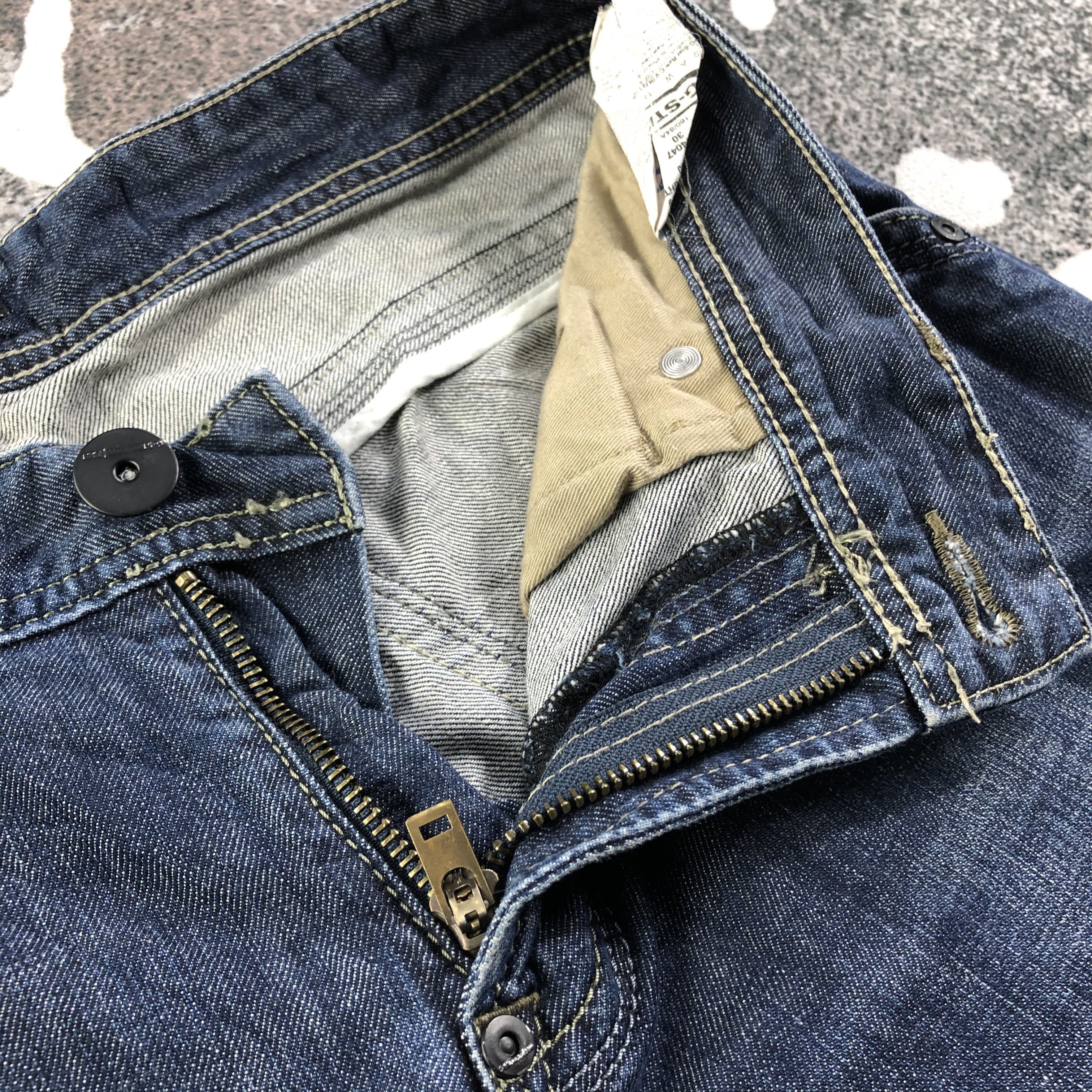 G-Star G Star Raw Jeans Faded Blue Denim KJ1534 Size US 30 / EU 46 - 10 Thumbnail