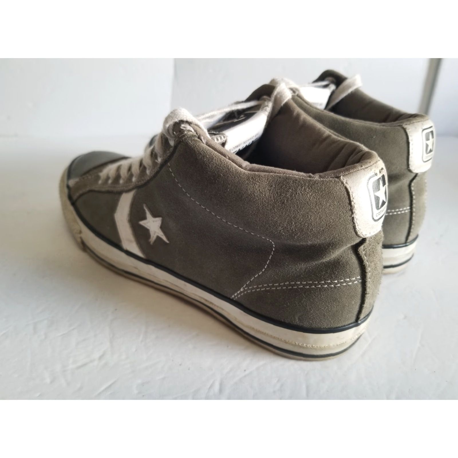 Converse Converse All Star Kenny Anderson Skate Shoes Gray 8.5 Men's Hi Top Converse Kenny Anderson Sneaker 80s Colorful Canvas Shoes Mens Size US M / EU 48-50 / 2 - 4 Thumbnail