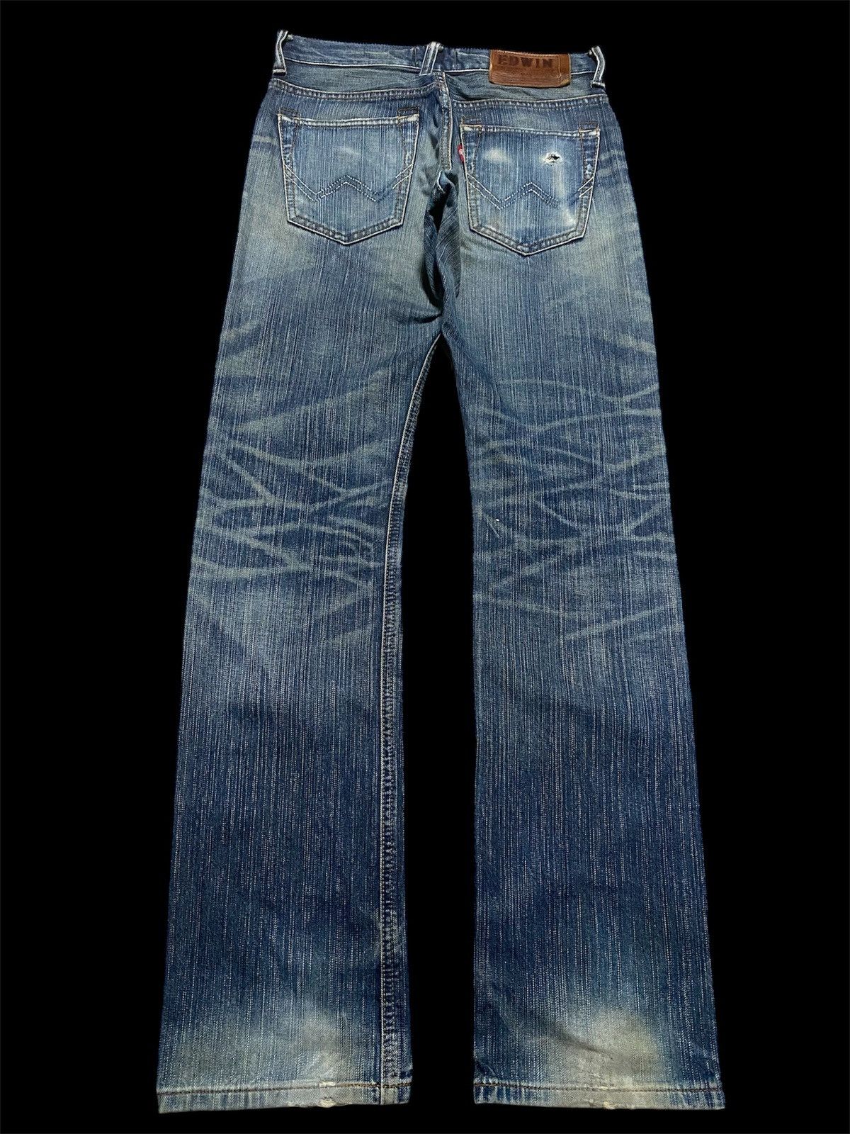 Edwin 🔥Thrash Exclusive Vintage Edwin Rusty Distress Denim Jean Size US 28 / EU 44 - 2 Thumbnail