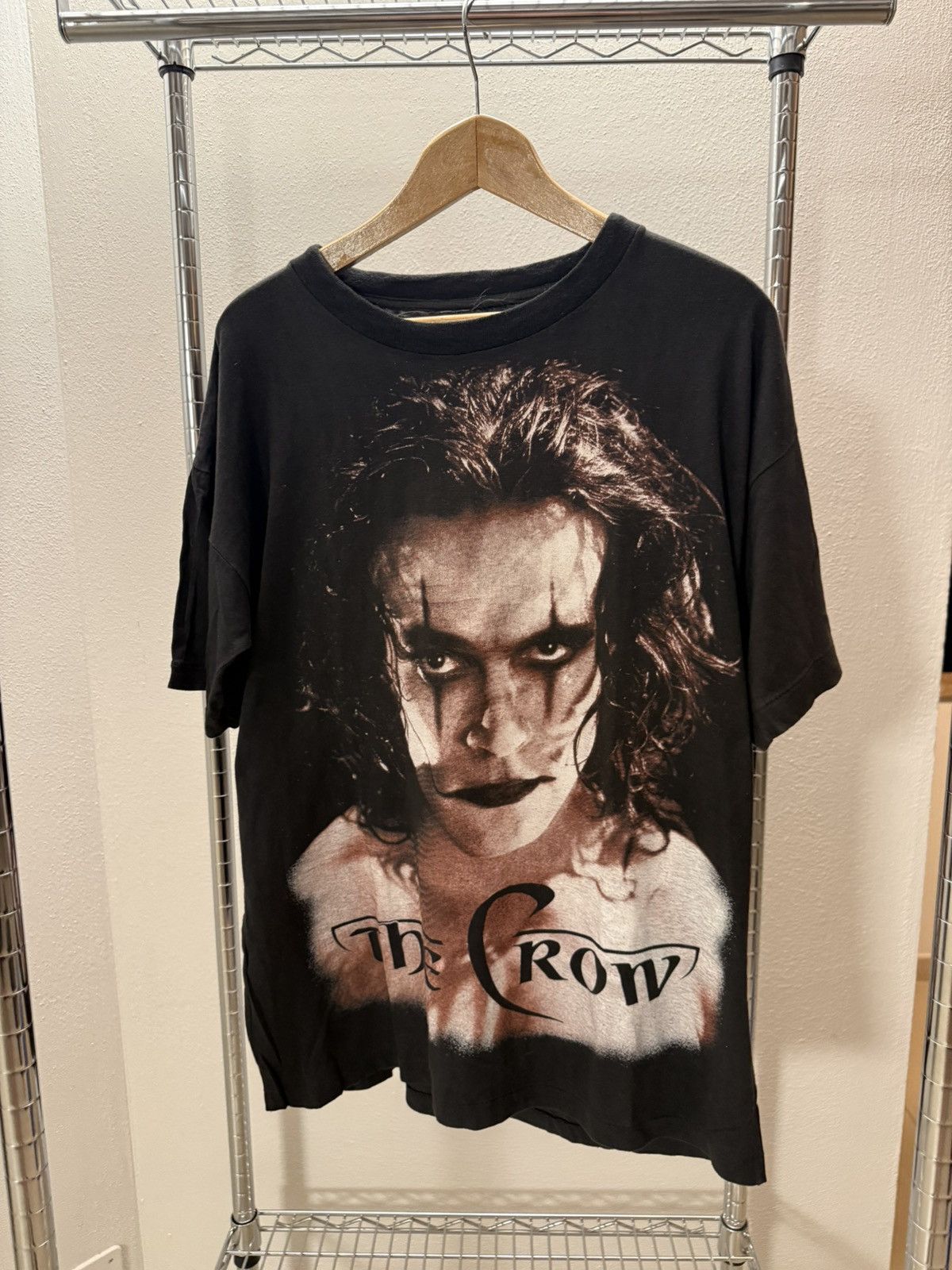 Vintage T-shirt vintage The Crow Brandon Lee 90s XL Size US XL / EU 56 / 4 - 1 Thumbnail