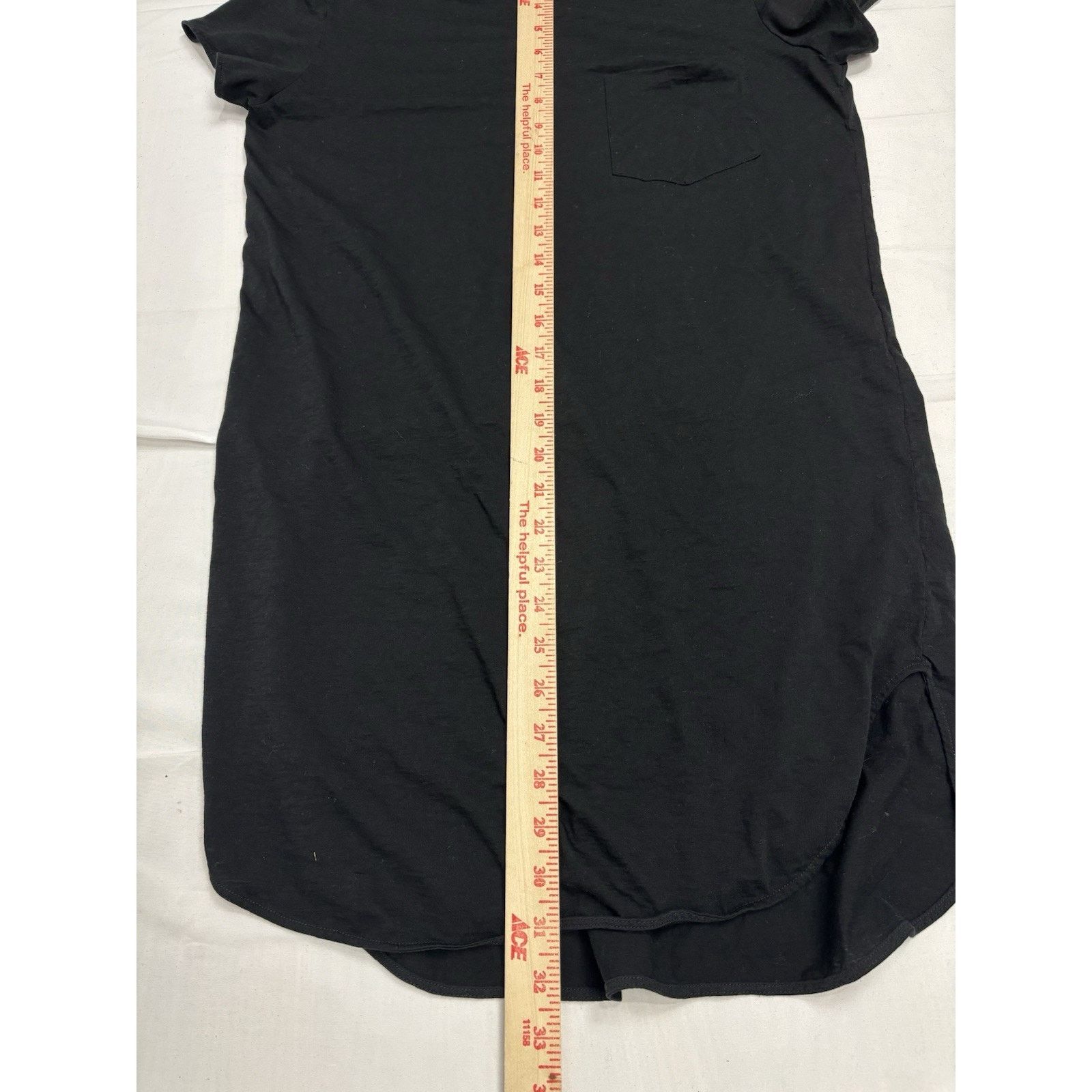 Helmut Lang Helmut Lang Womens S Cotton Cashmere T-Shirt Tunic Top Black Size S / US 4 / IT 40 - 5 Thumbnail
