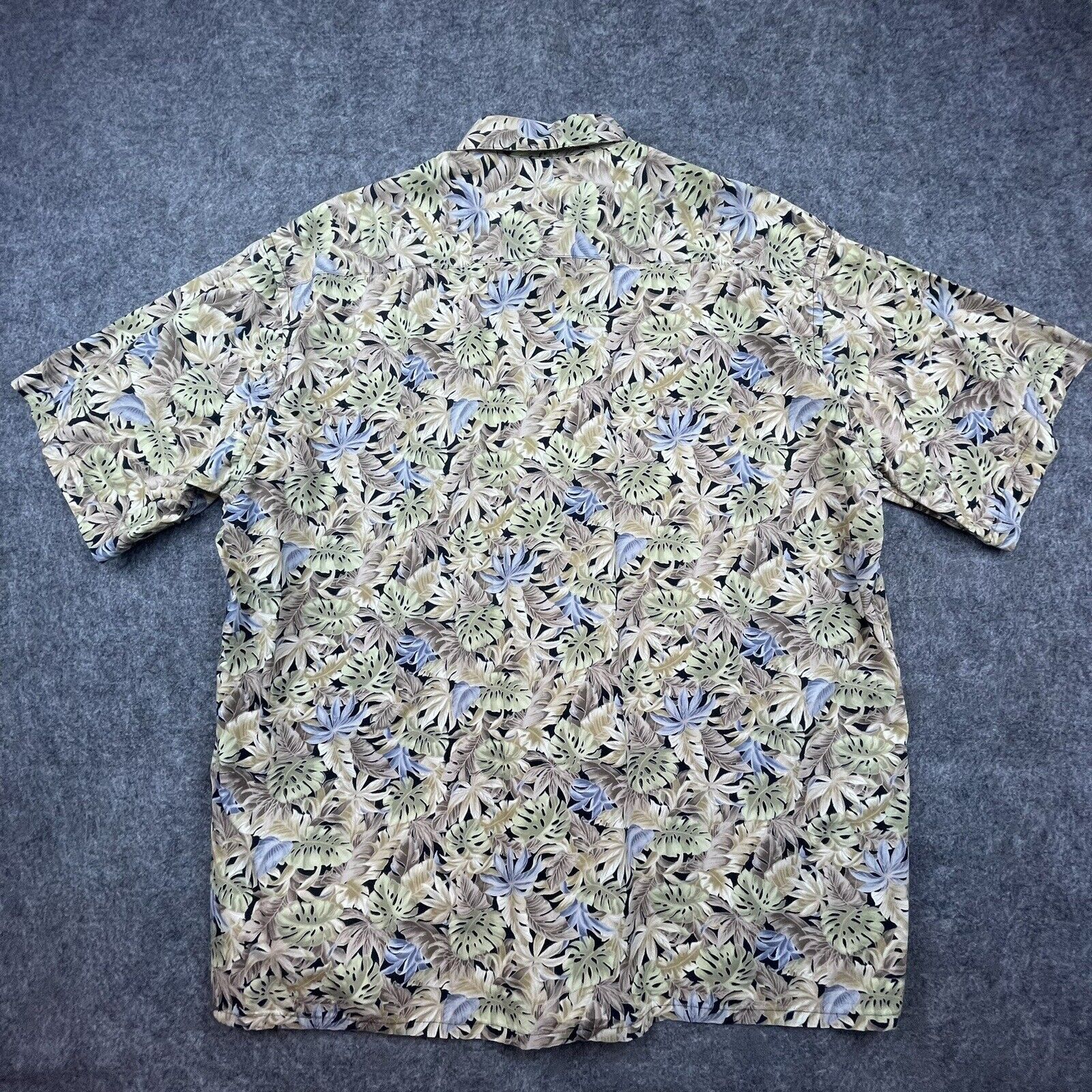 Pierre Cardin Pierre Cardin Shirt Mens XLT 100% Cotton Muted Hawaiian Palm Size US XL / EU 56 / 4 - 2 Thumbnail