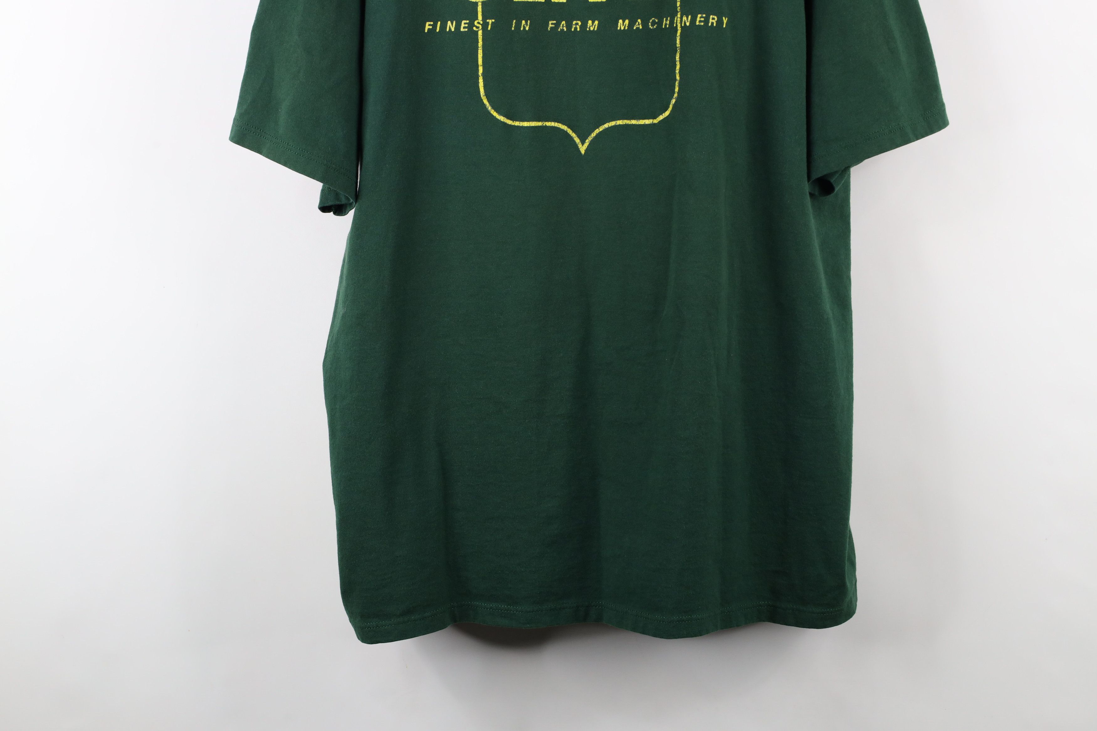Vintage Vintage 90s Spell Oliver Farm Machinery T-Shirt Green USA Size US XL / EU 56 / 4 - 3 Thumbnail