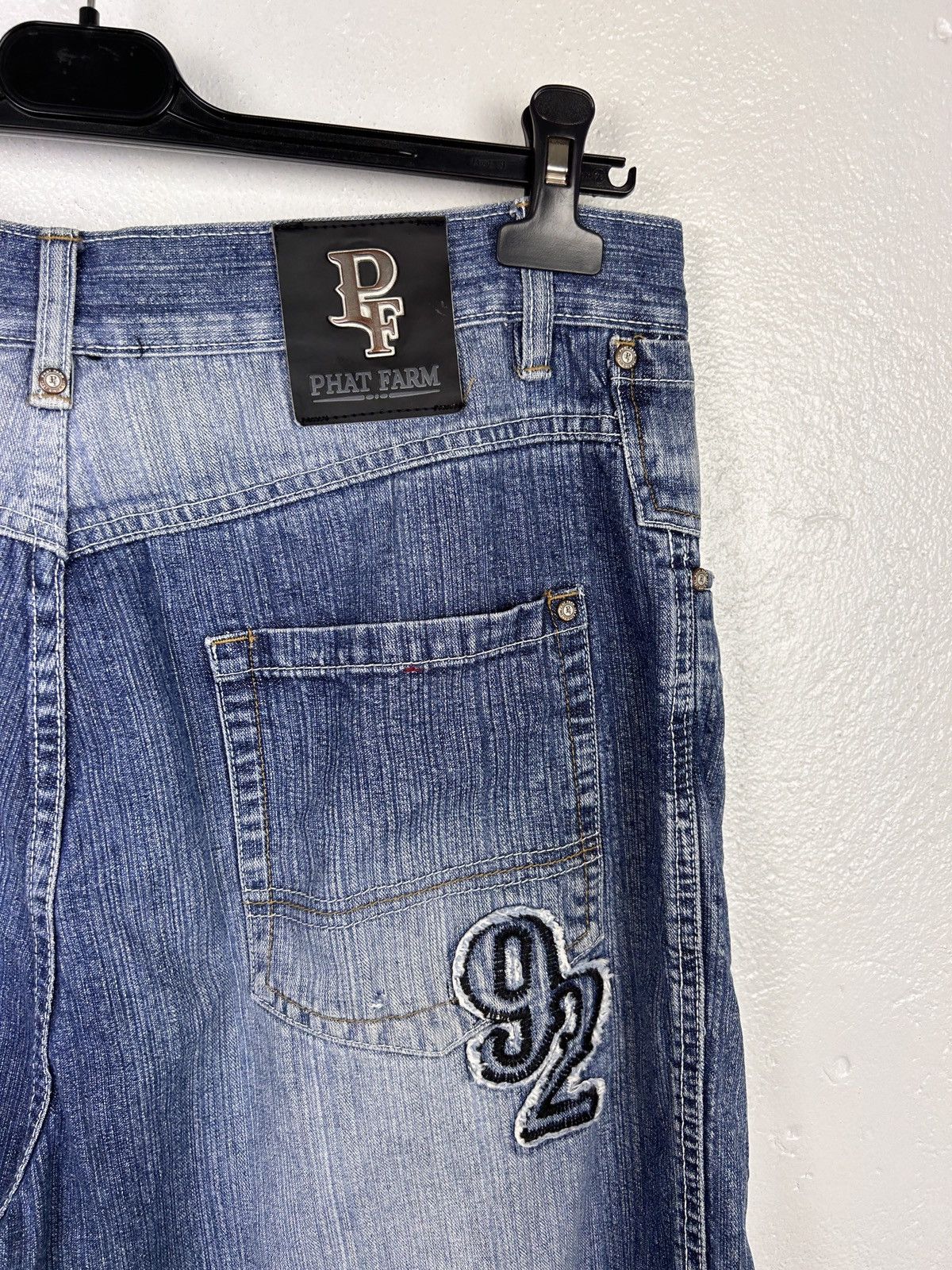 JNCO Vintage Baggy Phat Farm Denim Jeans Jorts Shorts W36 Size US 36 / EU 52 - 8 Thumbnail