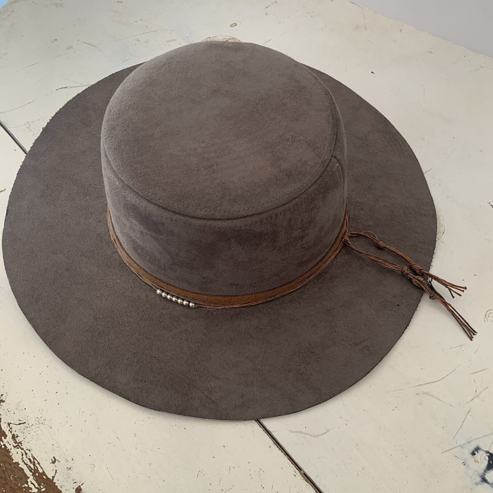 Beams Plus Peter Grimm Unisex Suede Hat.True Character M/L Size ONE SIZE - 4 Thumbnail