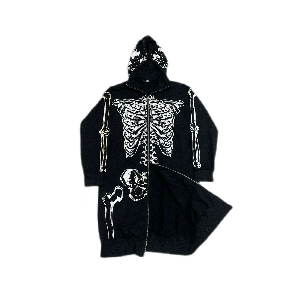 Hysteric Glamour × If Six Was Nine × Seditionaries 🔥Sick Y2K Glad News Skeleton Hoodie Zipper Punk Size US L / EU 52-54 / 3 - 2 Thumbnail